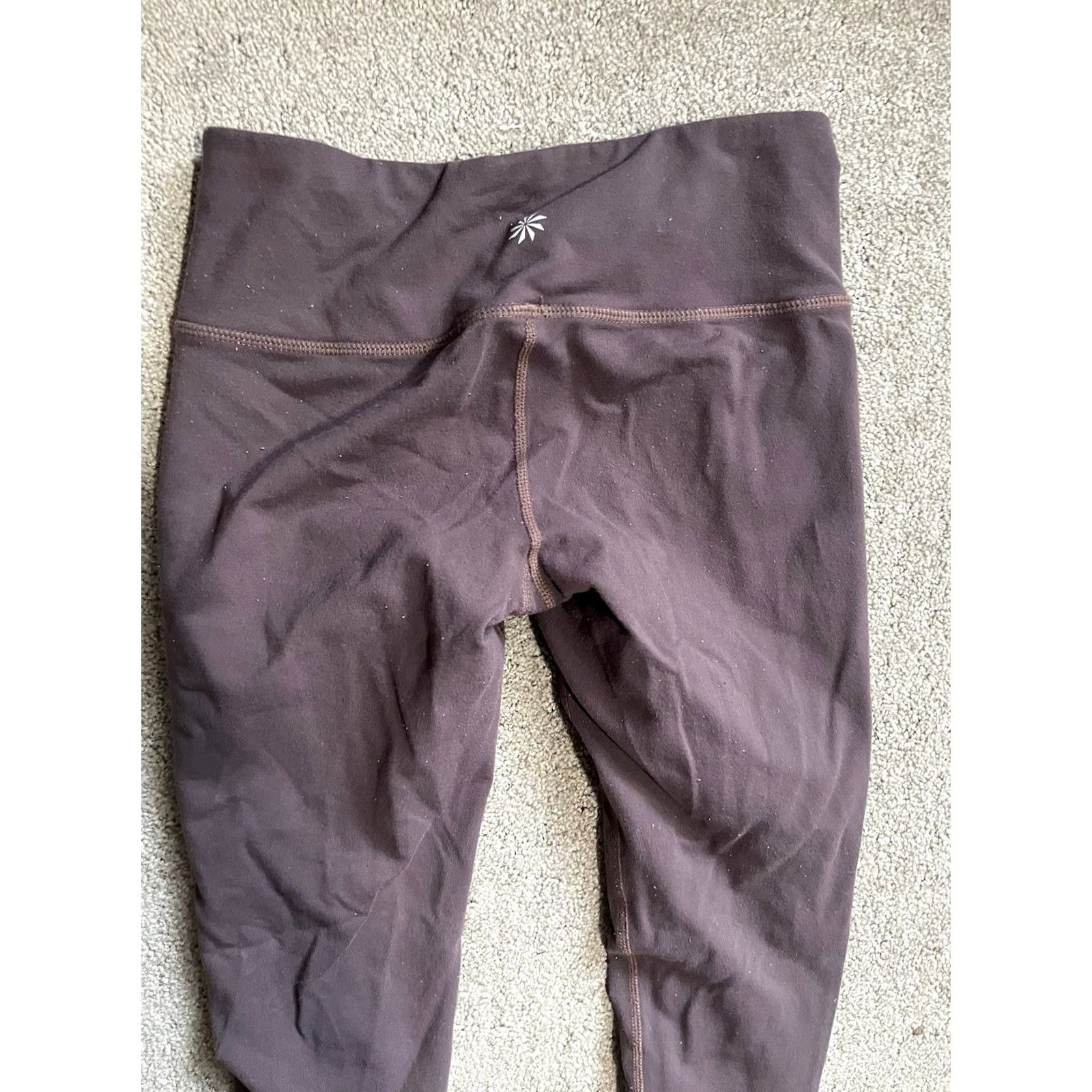 Athleta Athleta Tight Leggings Purple Pull On Womens XS Petite Leggings Slim Athletic Seamless Activewear Size 26" / US 2 / IT 38 - 2 Thumbnail