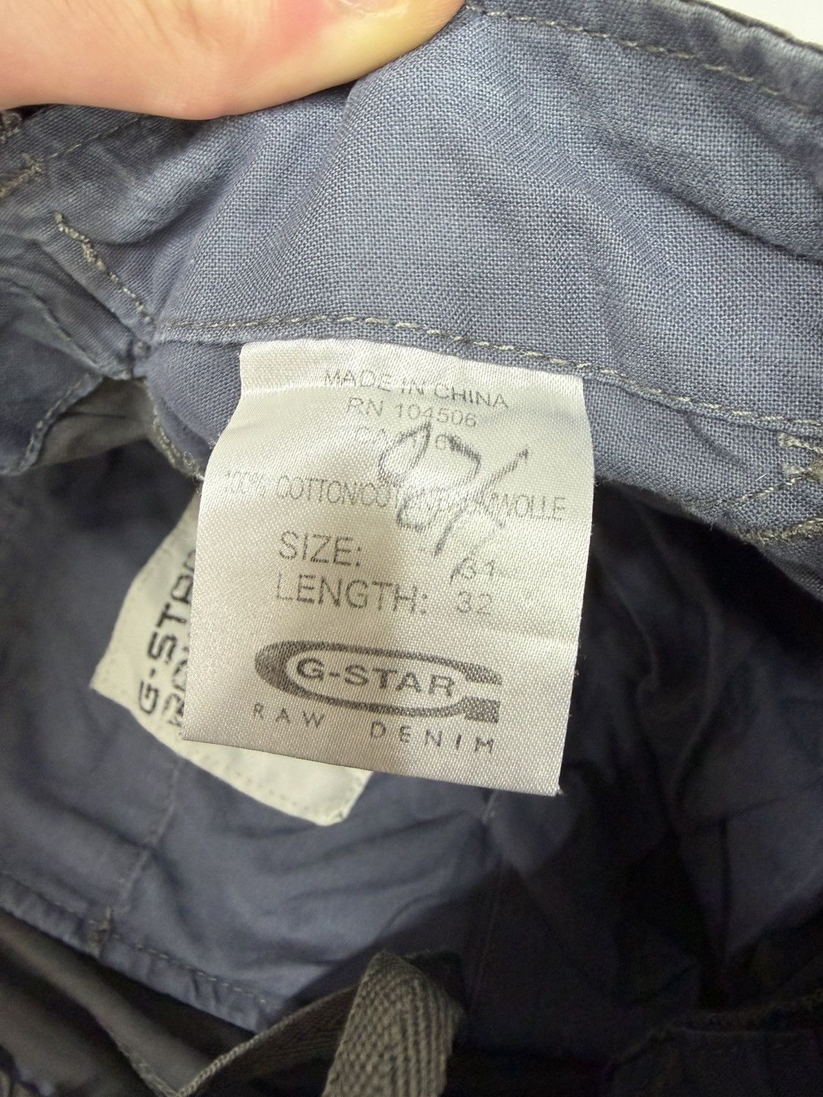 G-Star G-Star Raw Cargo Jeans Pants Techwear Parachute Archive Y2K Size US 32 / EU 48 - 21 Thumbnail