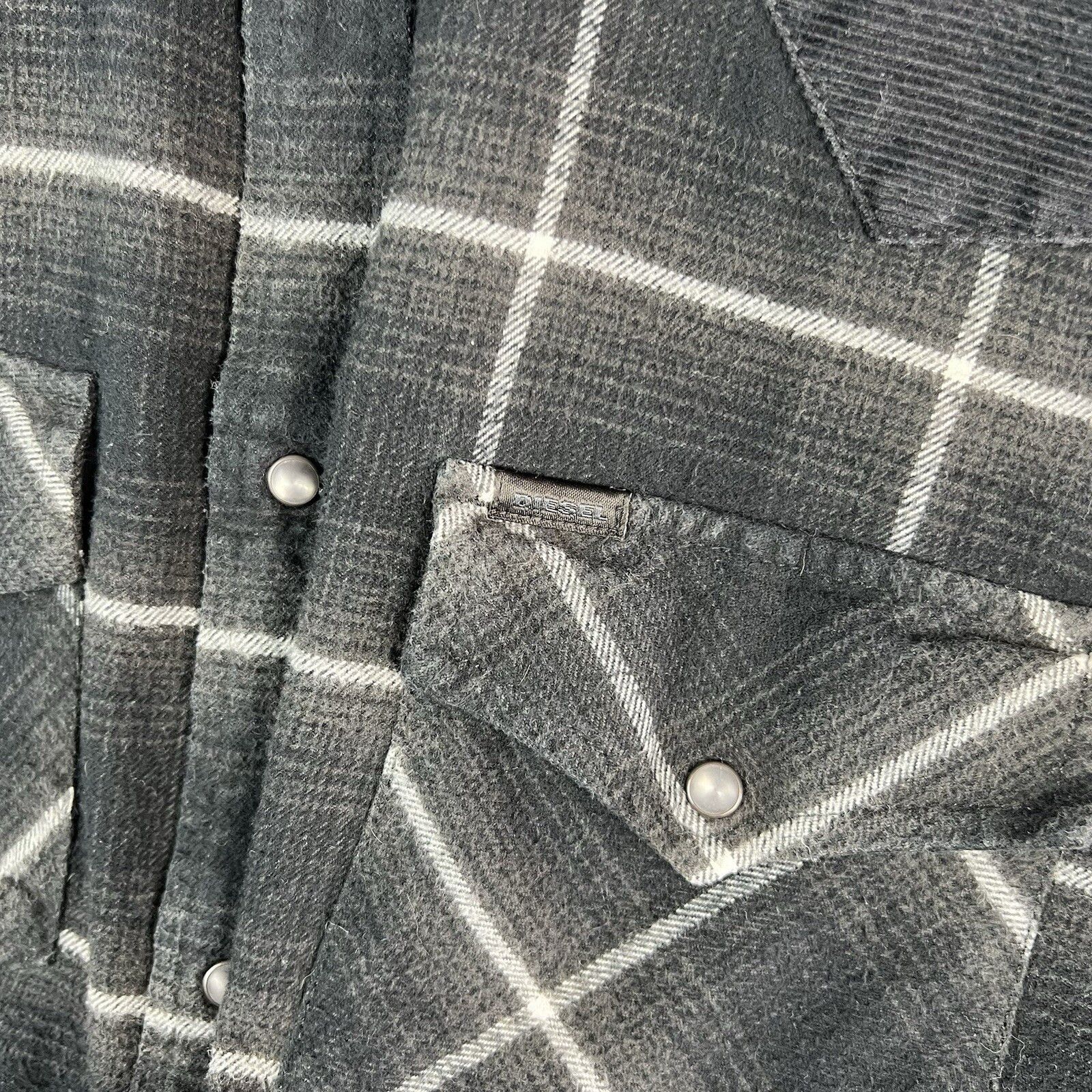 Diesel Diesel Flannel Shirt Men's Size XXL Long Sleeve Size US XXL / EU 58 / 5 - 4 Thumbnail