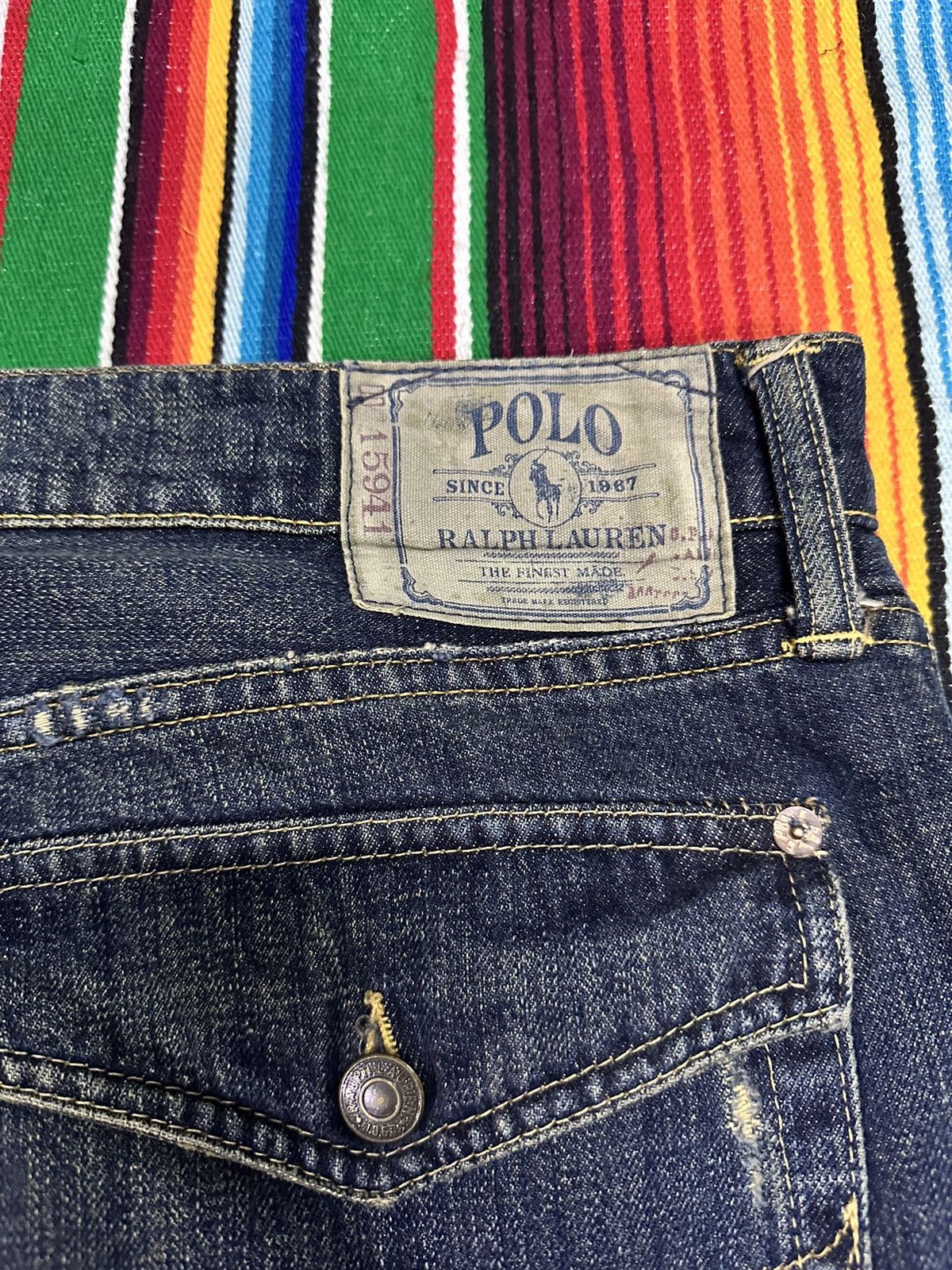 Polo Ralph Lauren 90s Style🎌 Vintage Polo Ralph Lauren 💥 Size US 36 / EU 52 - 3 Thumbnail