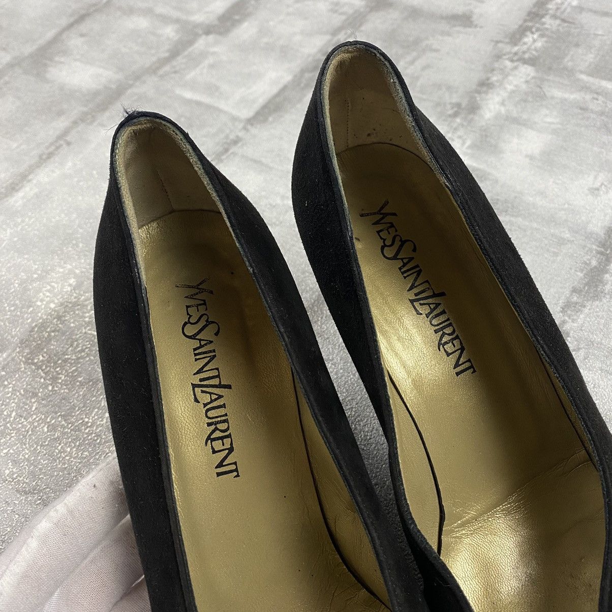 Yves Saint Laurent Very Rare!!! Archive Yves Saint Laurent Vintage Black Heels Size US 8 / IT 38 - 2 Thumbnail