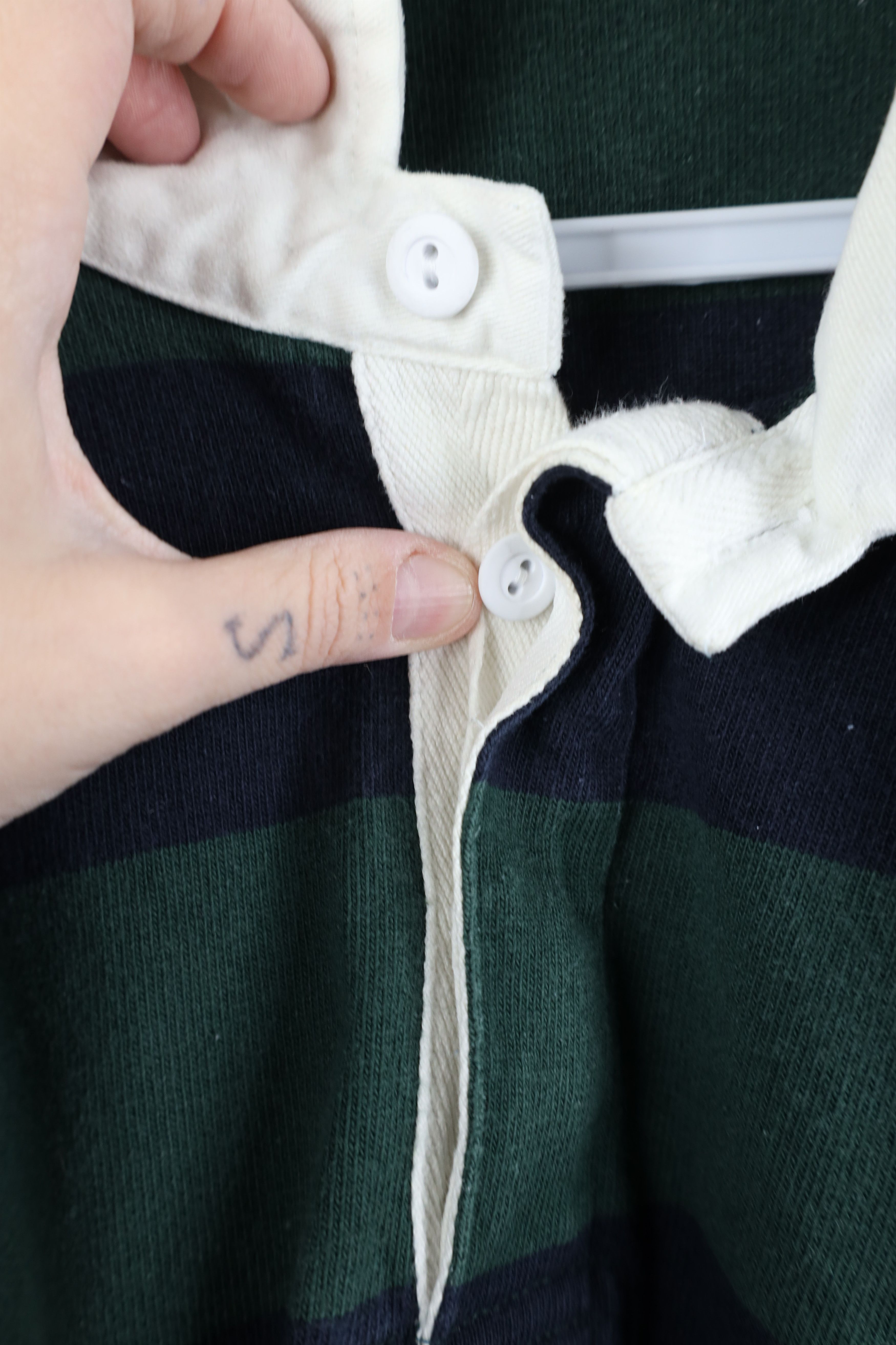 Ralph Lauren Vintage 90s Ralph Lauren Long Sleeve Rugby Polo Shirt Size US XXL / EU 58 / 5 - 5 Thumbnail