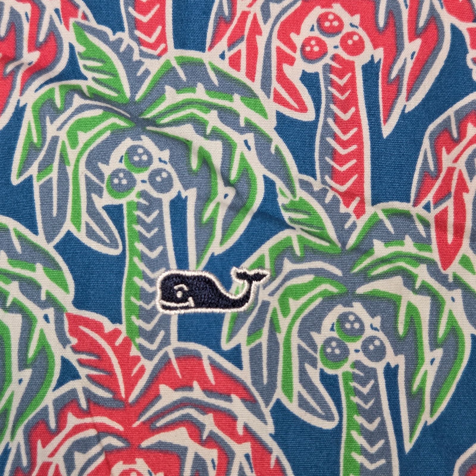Vineyard Vines Vineyard Vines Slim Fit Whale Shirt Men’s 2XL Palm Trees Size US XXL / EU 58 / 5 - 10 Thumbnail