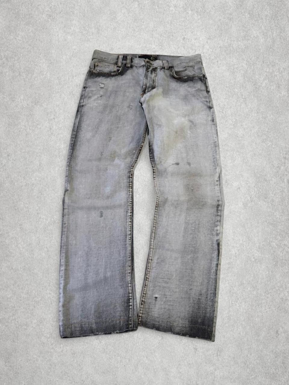 Just Cavalli 2000s Just Cavalli Black And Grey Jeans Size US 33 - 1 Thumbnail