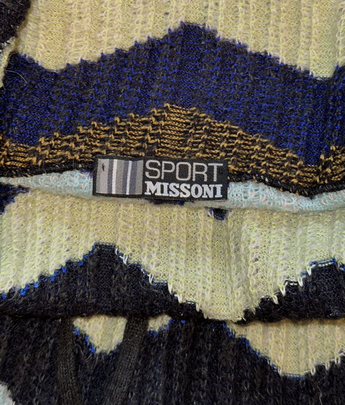 Missoni × Vintage Missoni 1990s vintage coloured zig zag pattern tunic sweater Size M / US 6-8 / IT 42-44 - 8 Thumbnail