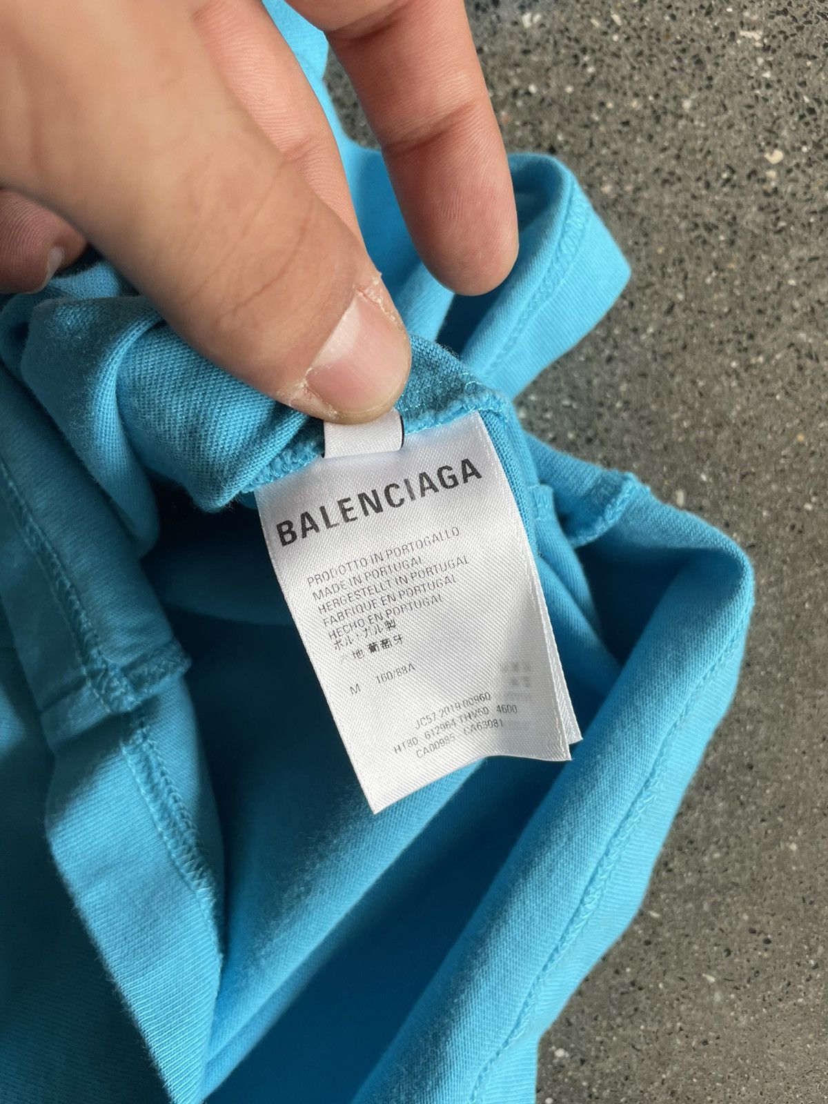 Balenciaga Balenciaga Baby Blue Tee Size M / US 6-8 / IT 42-44 - 8 Thumbnail