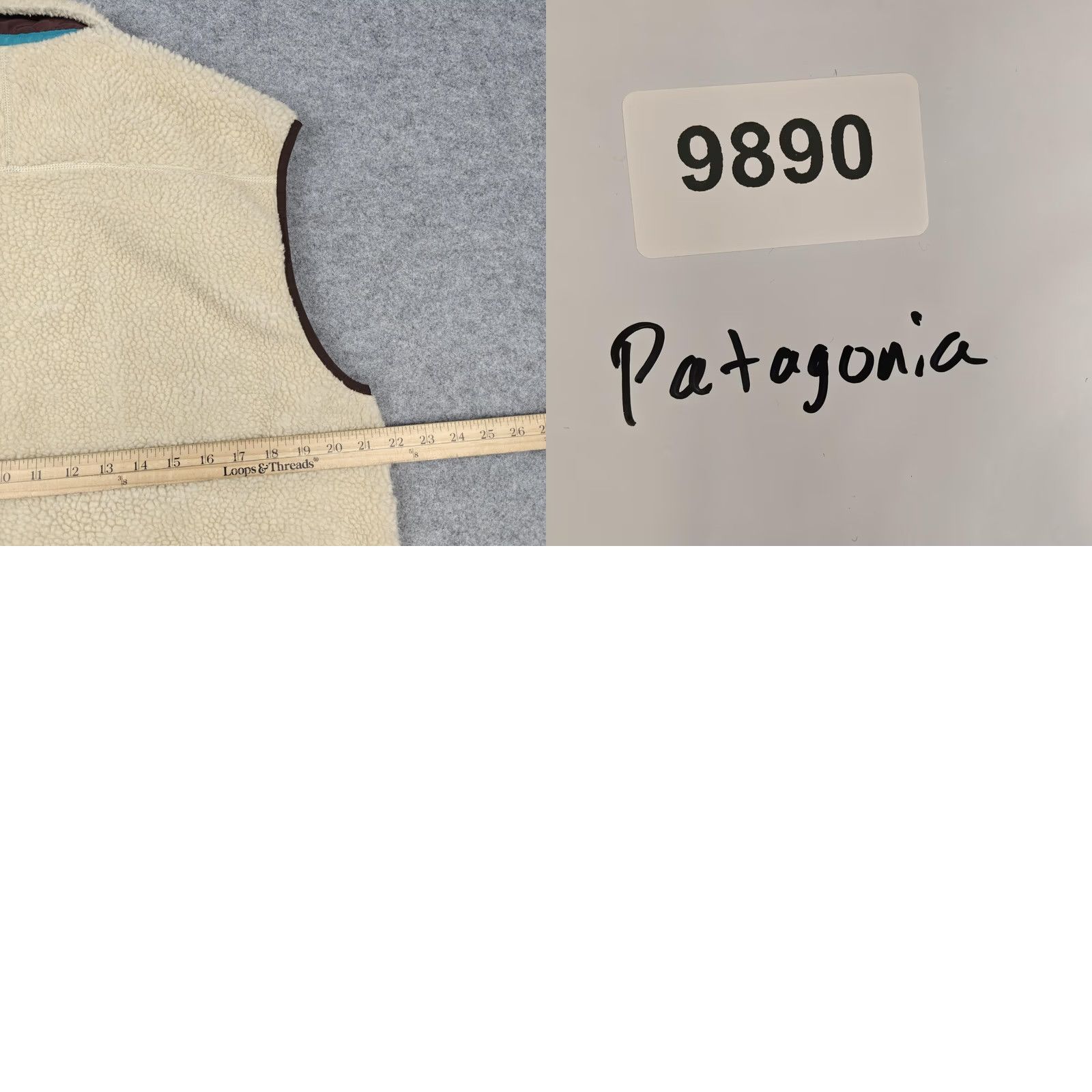 Patagonia VINTAGE Patagonia Vest Mens Large White Retro-X Fleece Full Zip Pockets Outdoor Lined Size US L / EU 52-54 / 3 - 8 Thumbnail