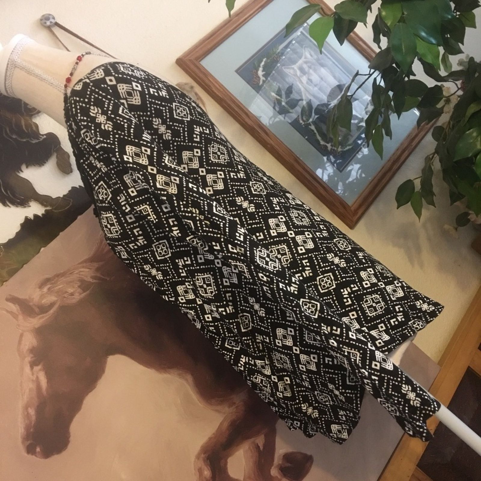 Other Socialite black print lace detail long sleeve top Size XS / US 0-2 / IT 36-38 - 5 Thumbnail
