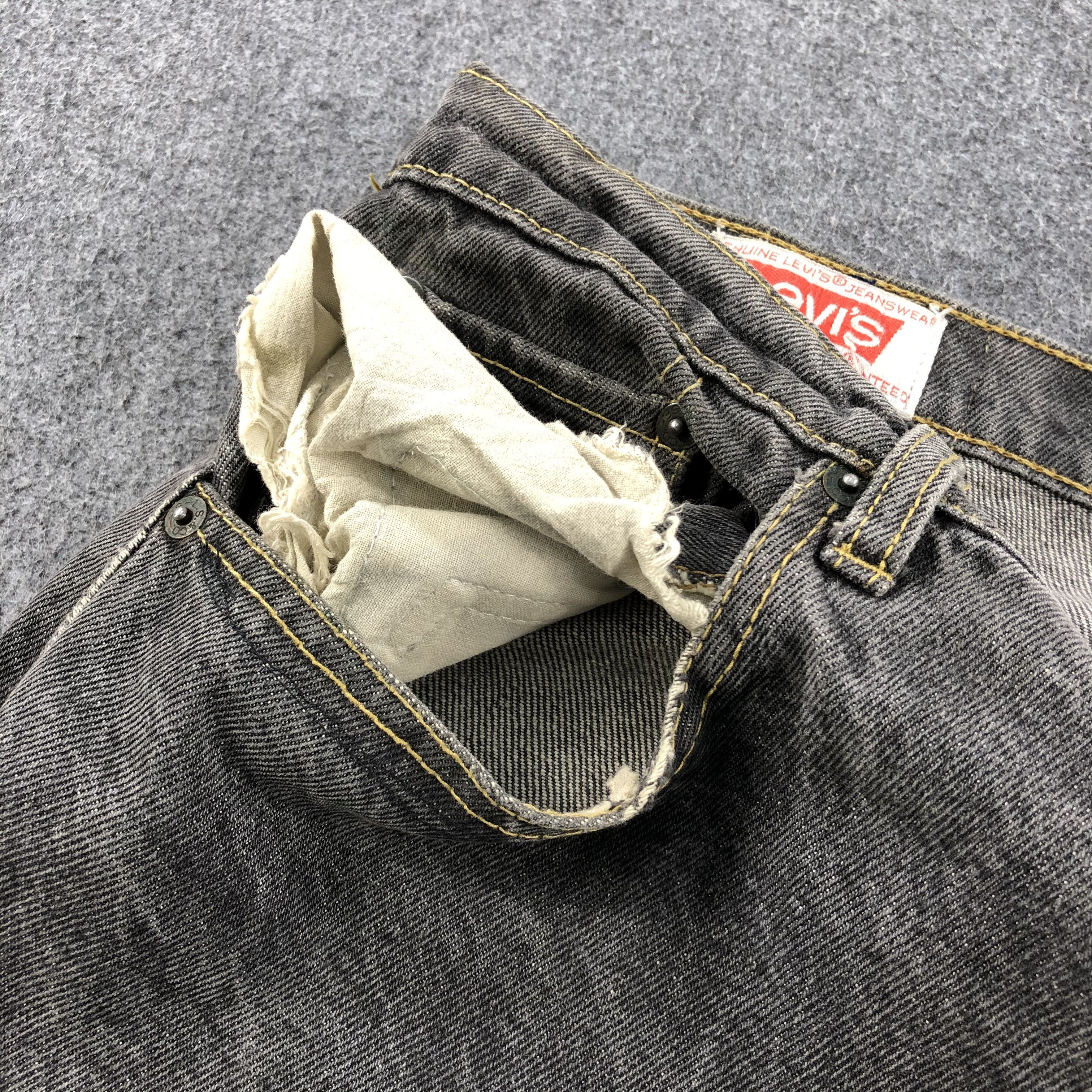 Levi's Vintage 90s Distress Levis 501 Earth Tone Jeans-JM1587 Size US 38 / EU 54 - 13 Thumbnail