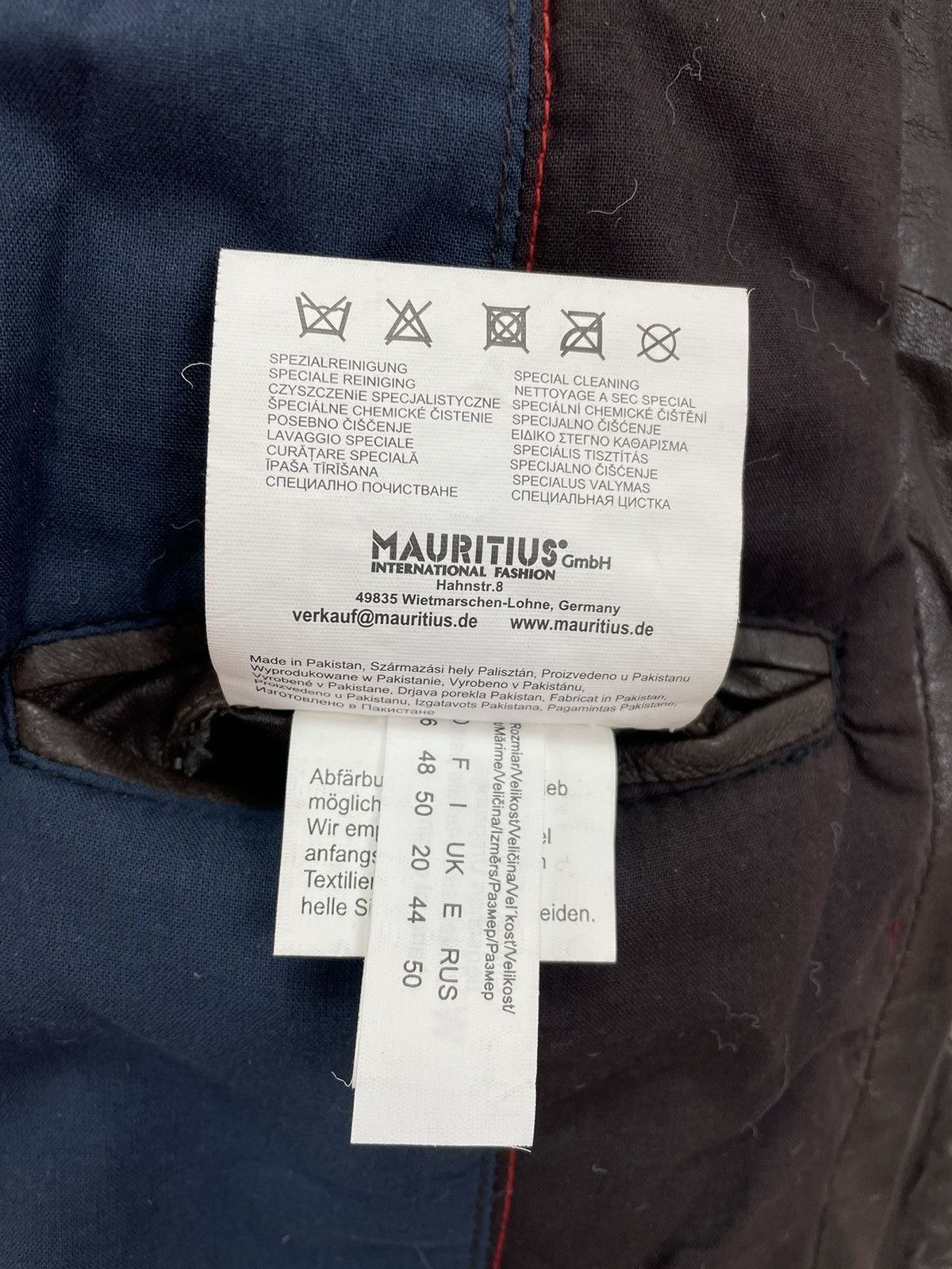 Designer MAURITIUS Womens Leather jacket size 46 Size L / US 10 / IT 46 - 14 Thumbnail