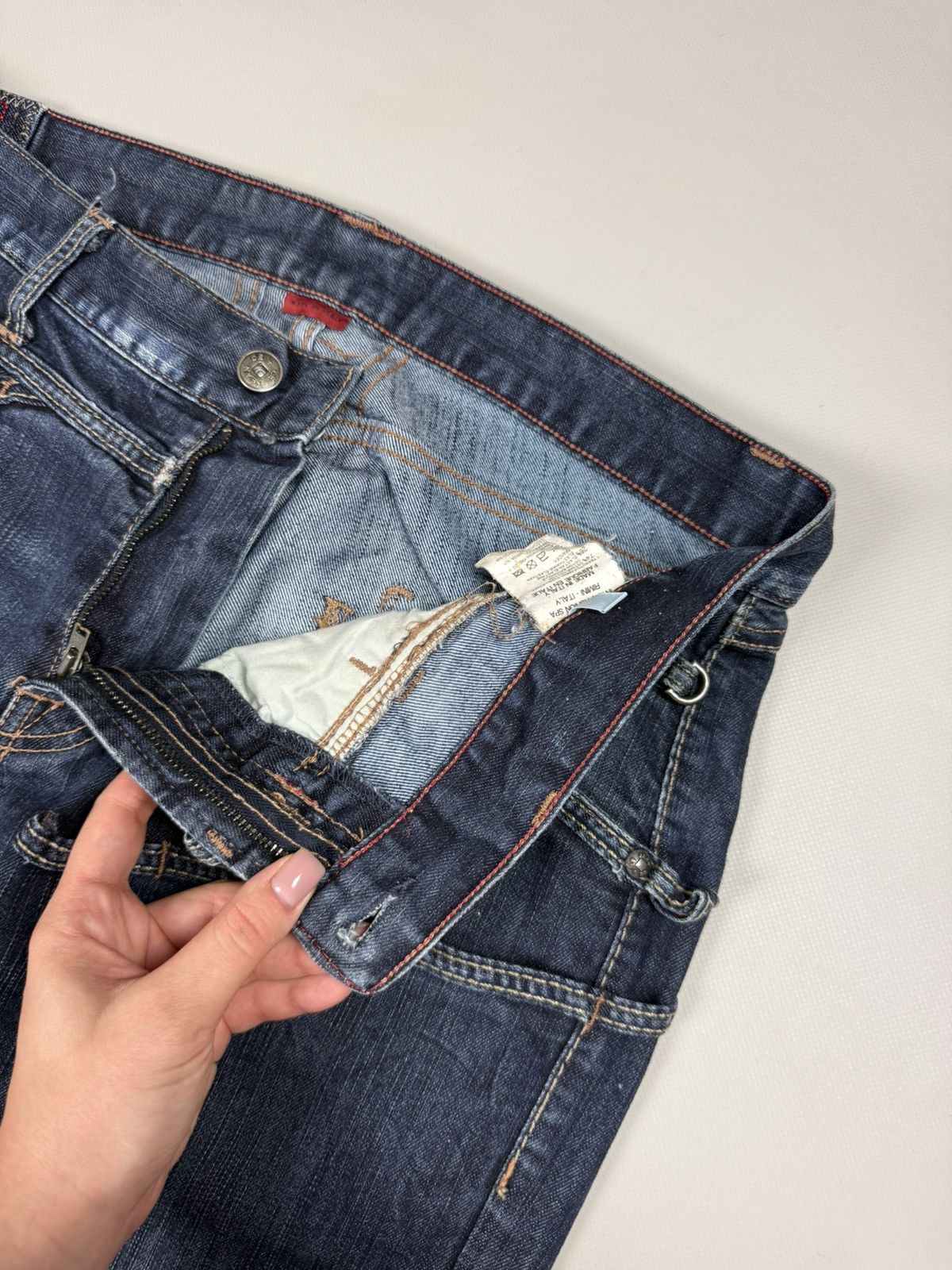 Marithe + Francois Girbaud Marithe Francois Girbaud Vintage Avant-Garde Denim Jeans Size US 32 / EU 48 - 12 Thumbnail