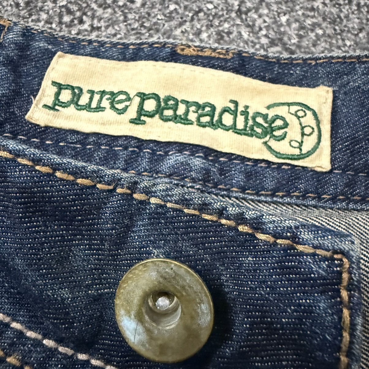 Le Grande Bleu (L.G.B.) Flared Whisker Pure Paradise Distressed Jeans Y2k Archive Size US 28 / EU 44 - 13 Thumbnail