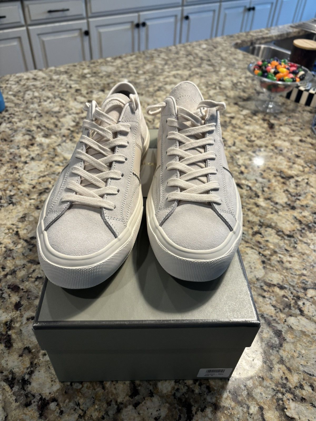 Tom Ford Tom Ford Cambridge Sneaker White/Ivory Size 12 Dead Stock Size US 12 / EU 45 - 2 Thumbnail