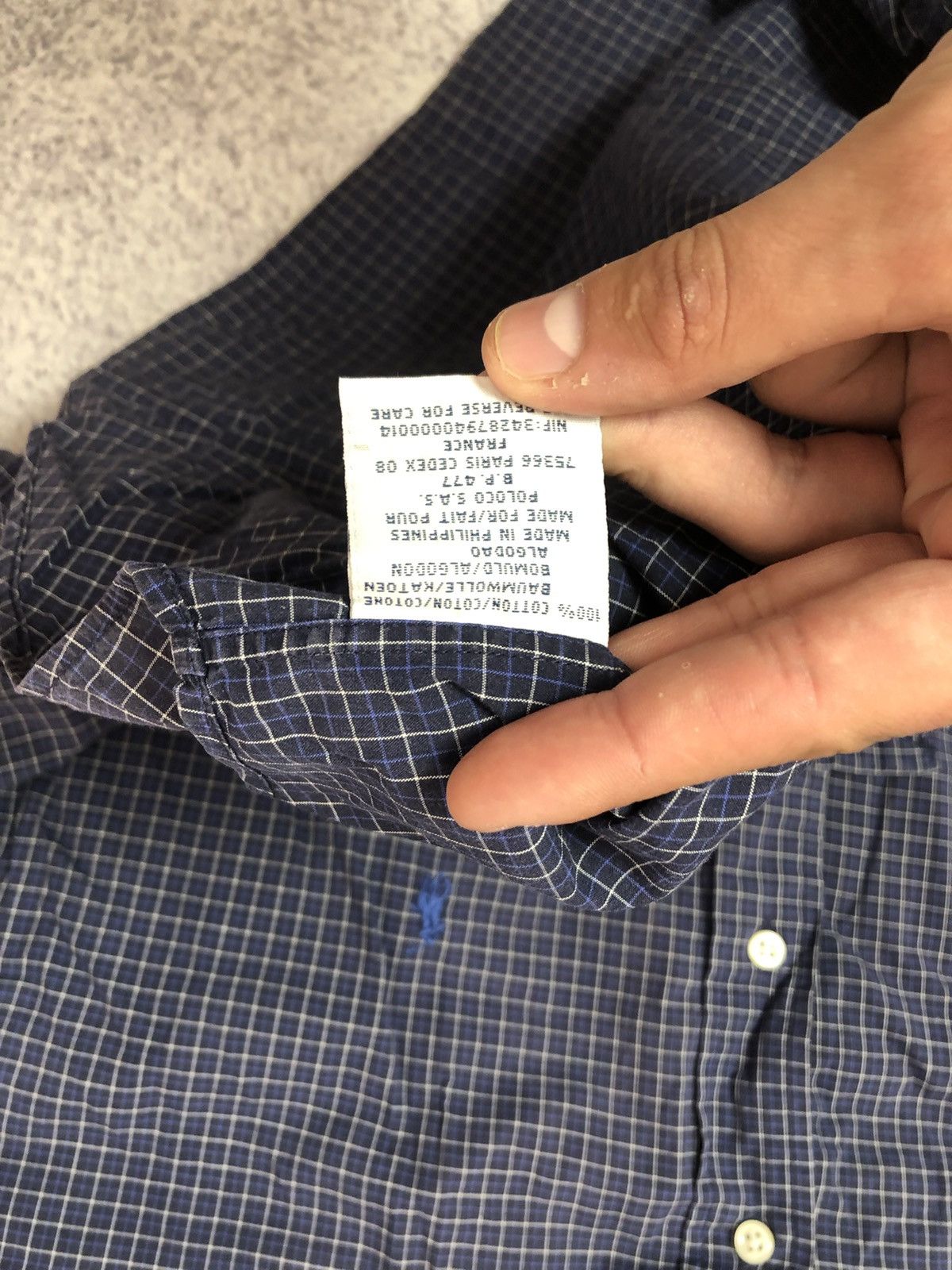 Vintage Men’s polo Ralph lauren shirt size L vintage y2k drill Size US L / EU 52-54 / 3 - 4 Thumbnail