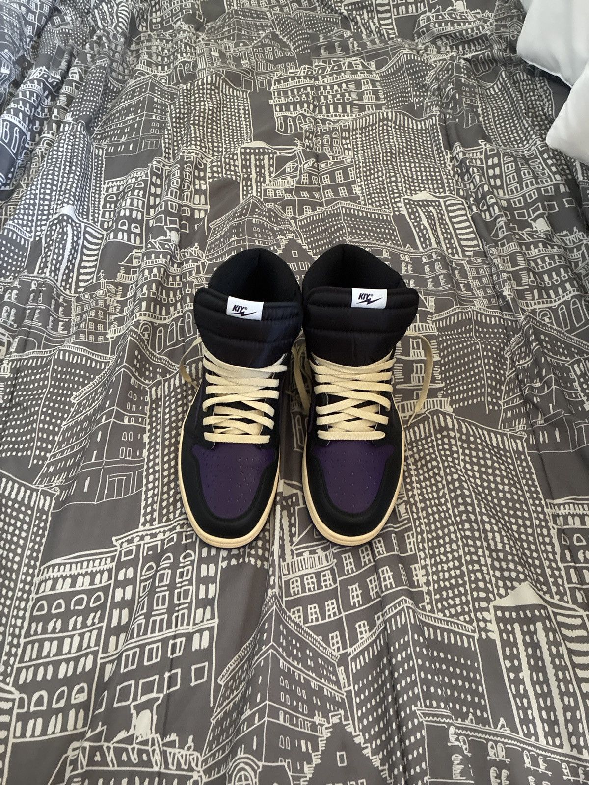 Reves Paris Kool Kiy Reves Paris ‘85 Purple Lupus Shoes Size US 13 / EU 46 - 1 Thumbnail