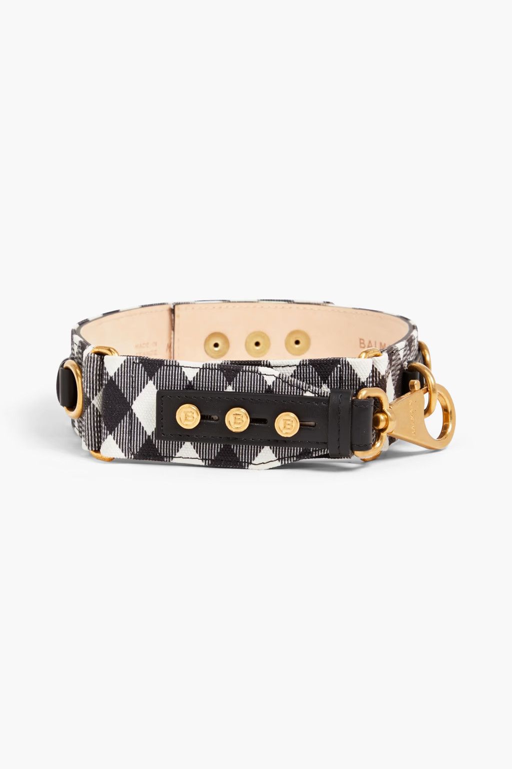 o1y0525 Size : M / Regular Belt in Black/White