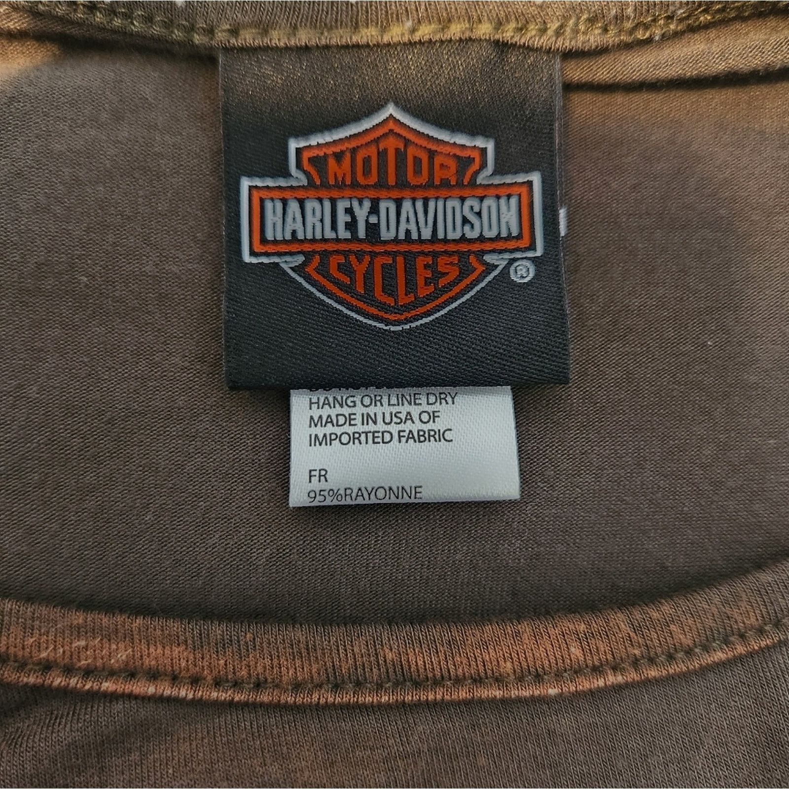 Harley Davidson Harley Davidson long sleeve embellished top medium Size M / US 6-8 / IT 42-44 - 3 Thumbnail