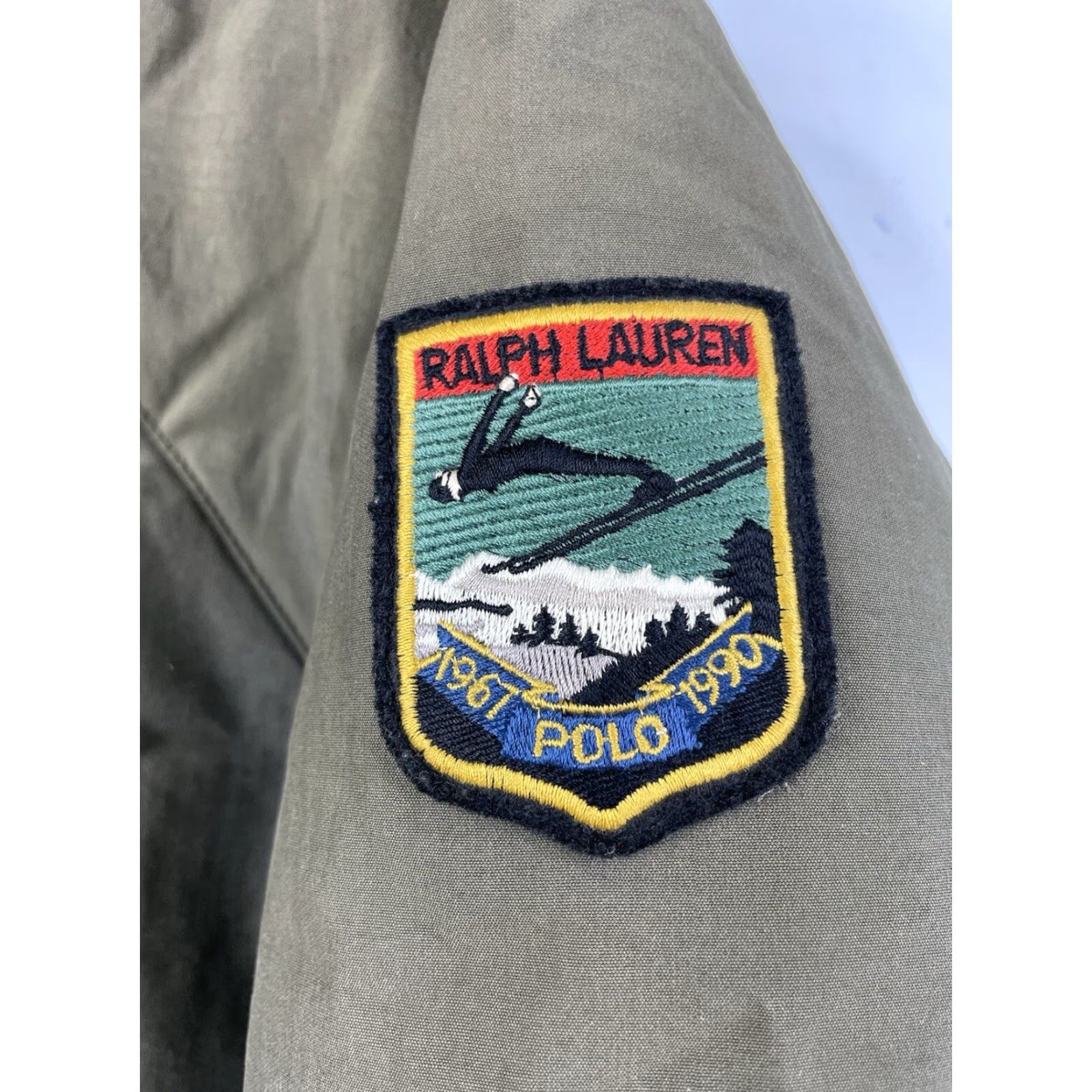 Polo Ralph Lauren VINTAGE Polo Ralph Lauren Down Suicide Ski Coat 90s Olive Green M Men Coat Size US M / EU 48-50 / 2 - 4 Thumbnail