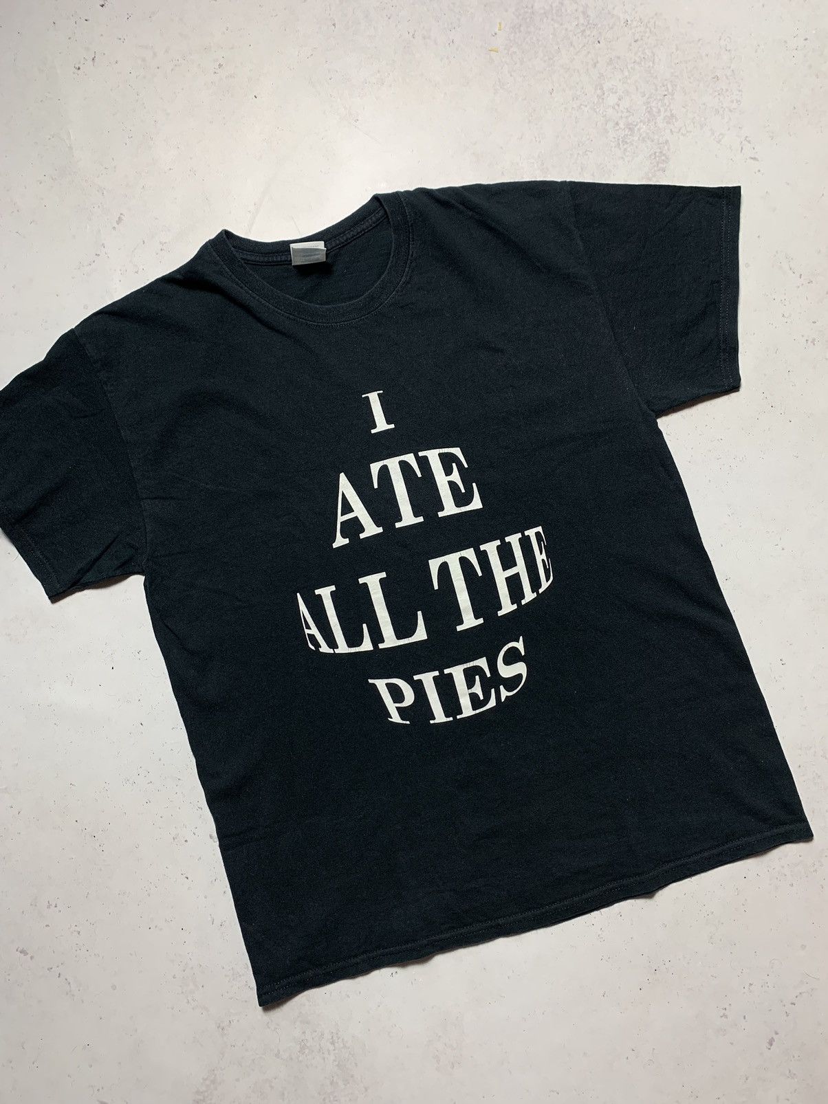 Vintage Vintage 90's Humor Streetwear Number Nine Style T-shirt Size US L / EU 52-54 / 3 - 6 Thumbnail