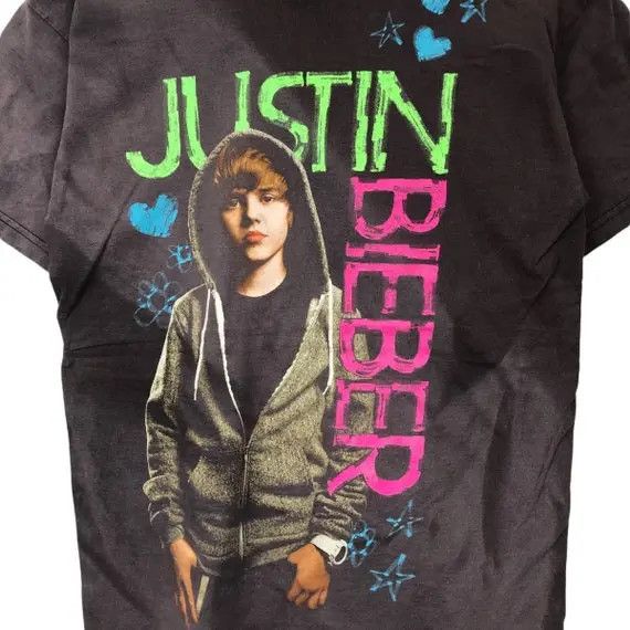 Fruit Of The Loom × Justin Bieber Vtg JUSTIN BIEBER IDOL My World Tour Concert Tee Shirt Size S / US 4 / IT 40 - 5 Thumbnail