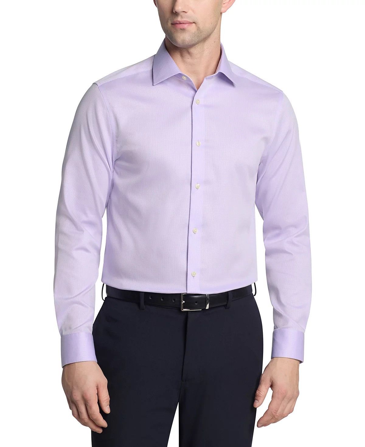 Calvin Klein Men's Steel Slim Fit Stretch Dress Shirt