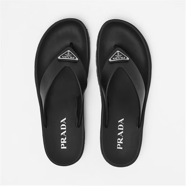 Prada Rubber Thong Sandals Size US 7 / EU 40 - 5 Thumbnail
