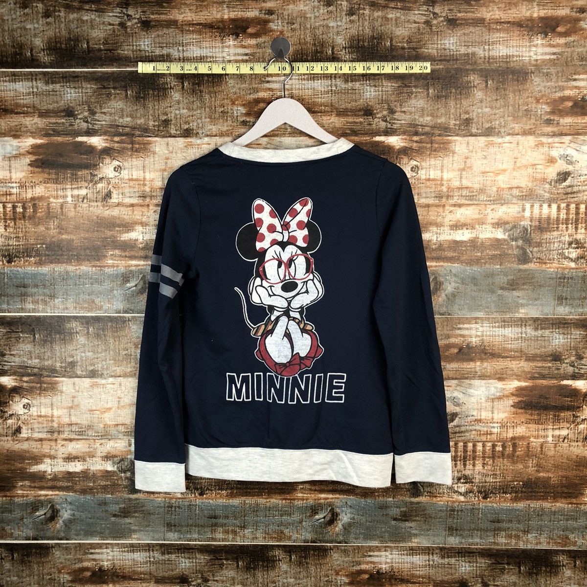 Disney × Mickey Mouse Mickey Mouse Dark Blue Cardigan Knitwear #A1577 Size S / US 4 / IT 40 - 1 Thumbnail