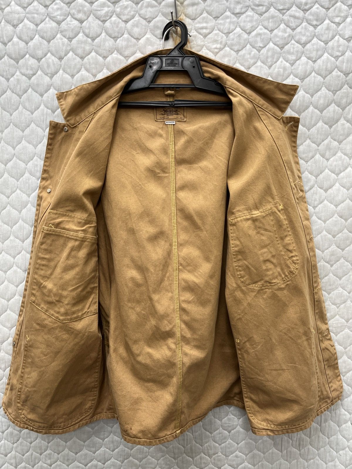 Levi's 🔥🔥🔥STEALS VINTAGE LEVIS CHORE JACKET (IRREGULAR STAMP) Size US M / EU 48-50 / 2 - 7 Thumbnail
