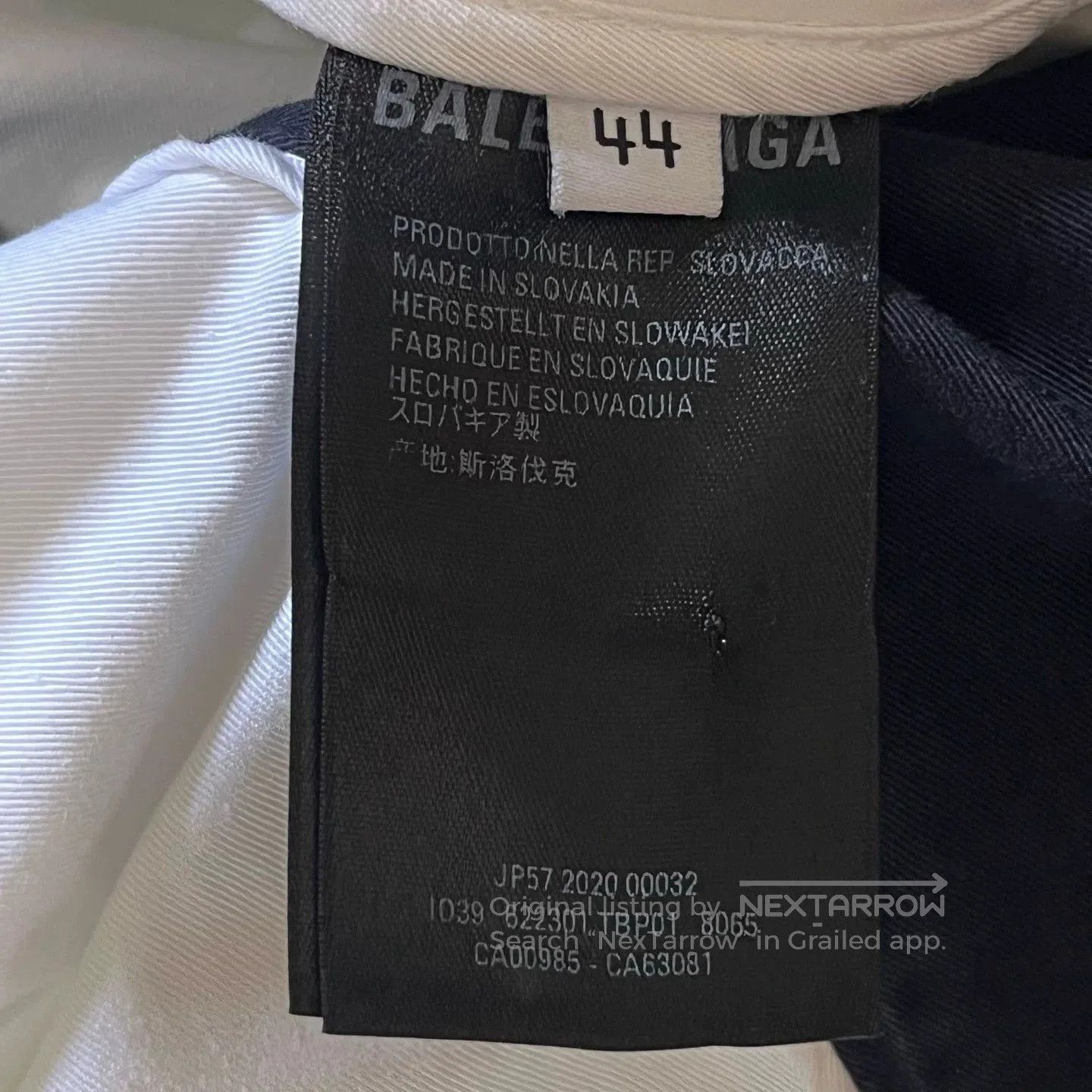 Balenciaga Balenciaga Embroidered Logo Varsity Jacket. Size US XL / EU 56 / 4 - 4 Thumbnail