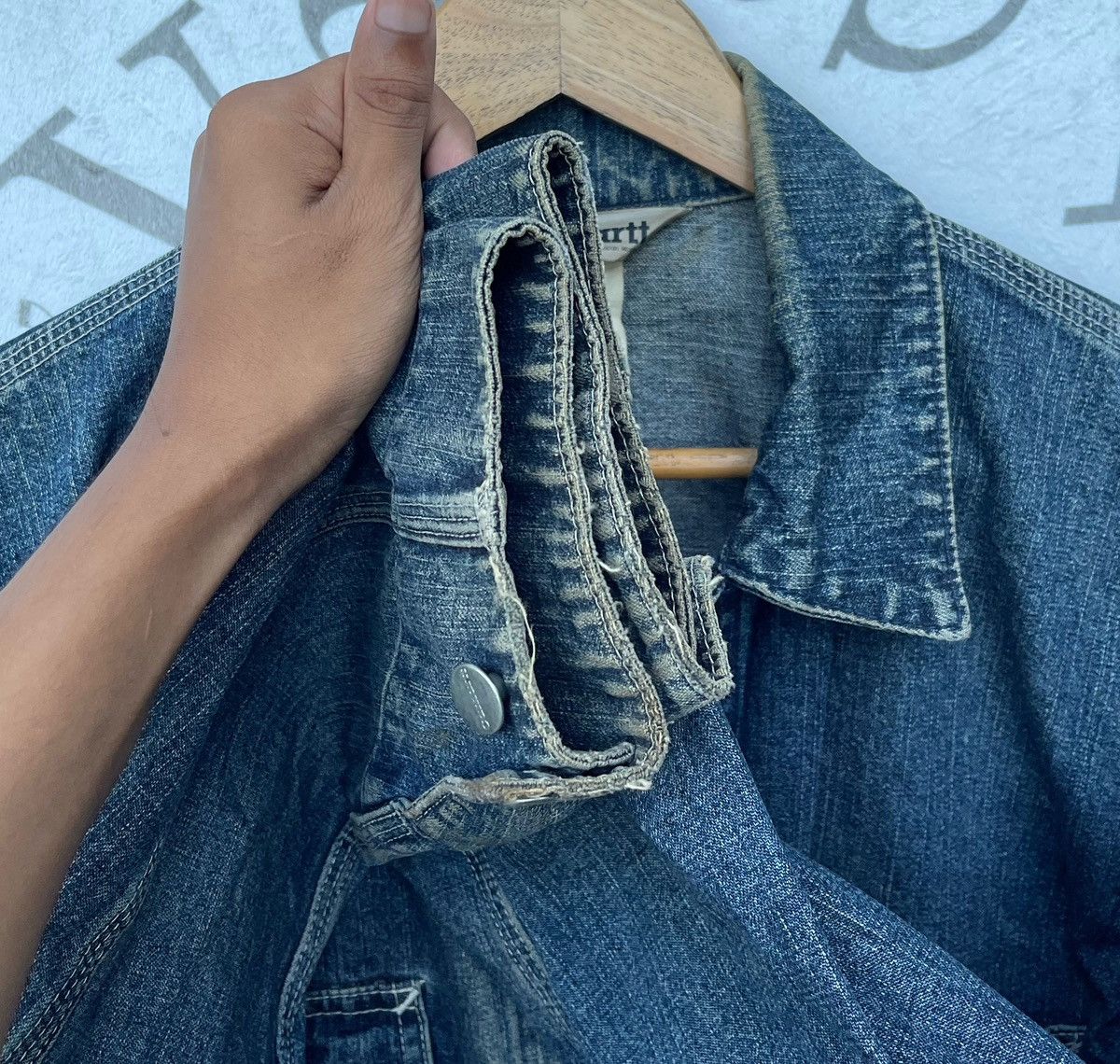 Carhartt 🔥Vintage Carhartt Men's Michigan Denim Chore Jacket Size US L / EU 52-54 / 3 - 19 Thumbnail