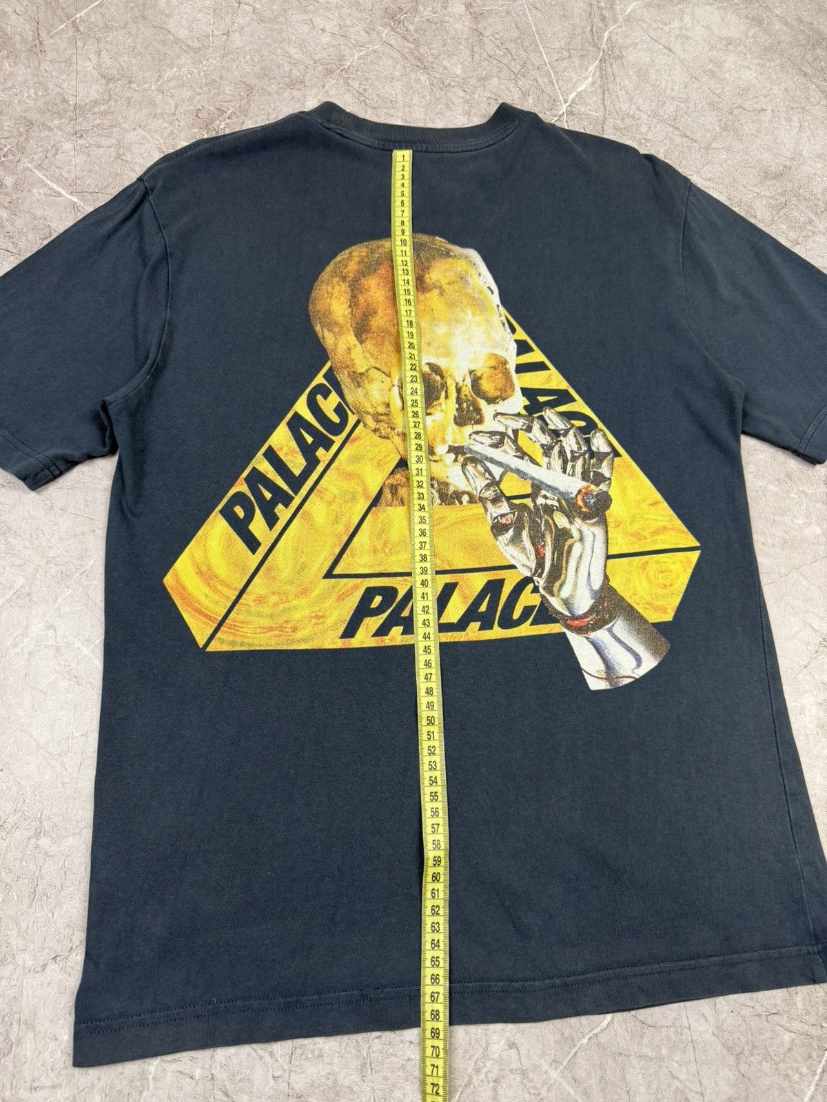 Palace Palace Skulls Tri-Ferg T-Shirt — Navy (Fall 2017) Size US S / EU 44-46 / 1 - 10 Thumbnail