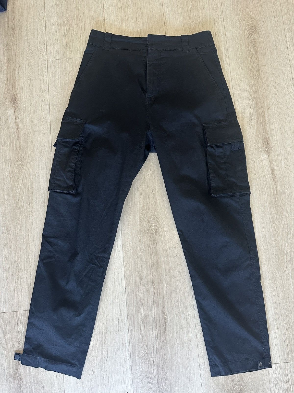 Dior Dior Black Gabardine Cargo Pants Size US 30 / EU 46 - 2 Thumbnail