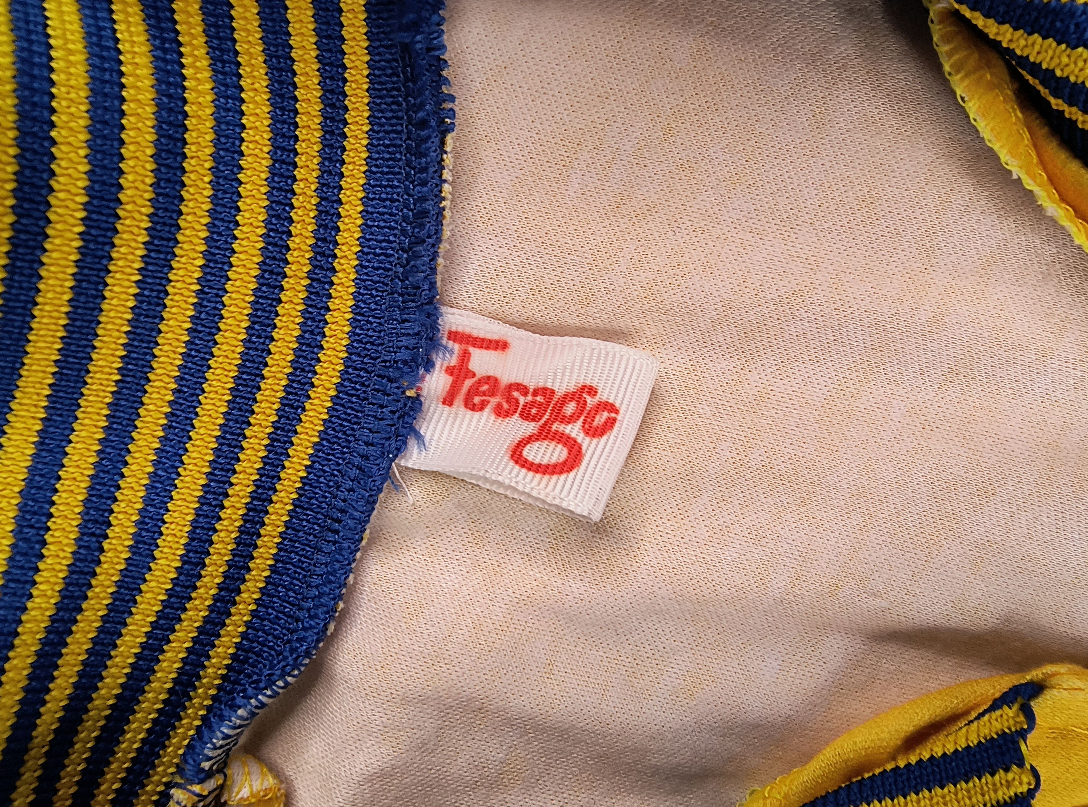 Vintage Vintage Fesago Tigres UANL #3 Batocletti 1981/82 LS jersey Size US L / EU 52-54 / 3 - 5 Thumbnail