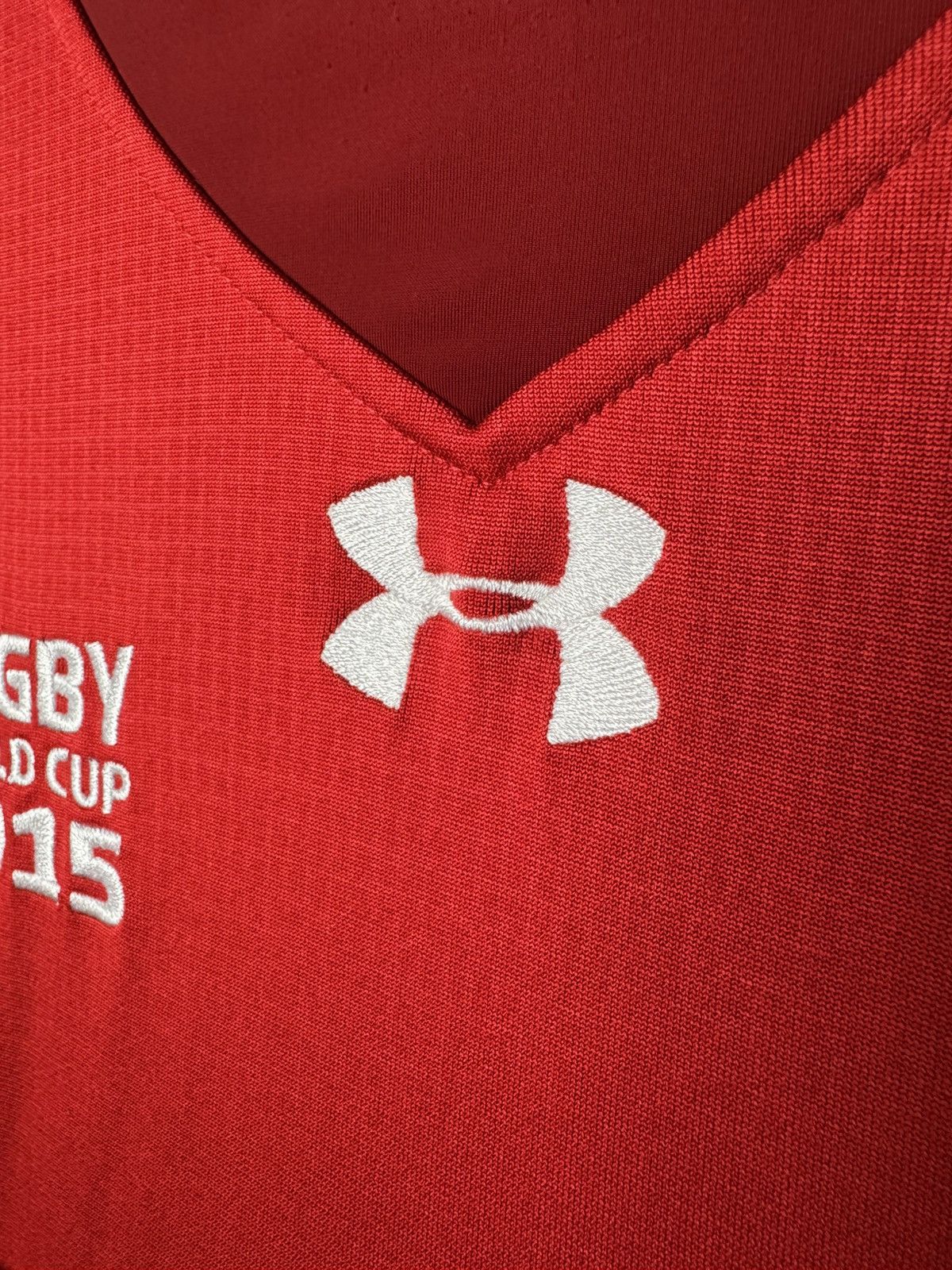 Under Armour WRU Wales World Cup 2015 Home Rugby Union Shirt Jersey Size US M / EU 48-50 / 2 - 5 Thumbnail