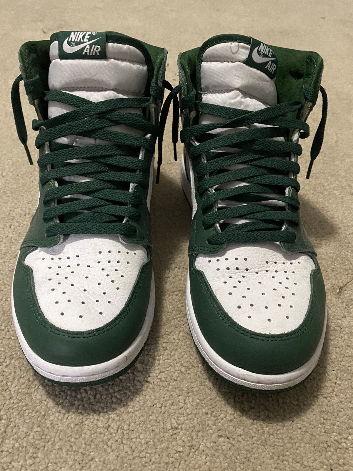 Jordan Brand × Nike Air Jordan 1 Retro High OG Gorge Green Size US 10.5 / EU 43-44 - 13 Thumbnail