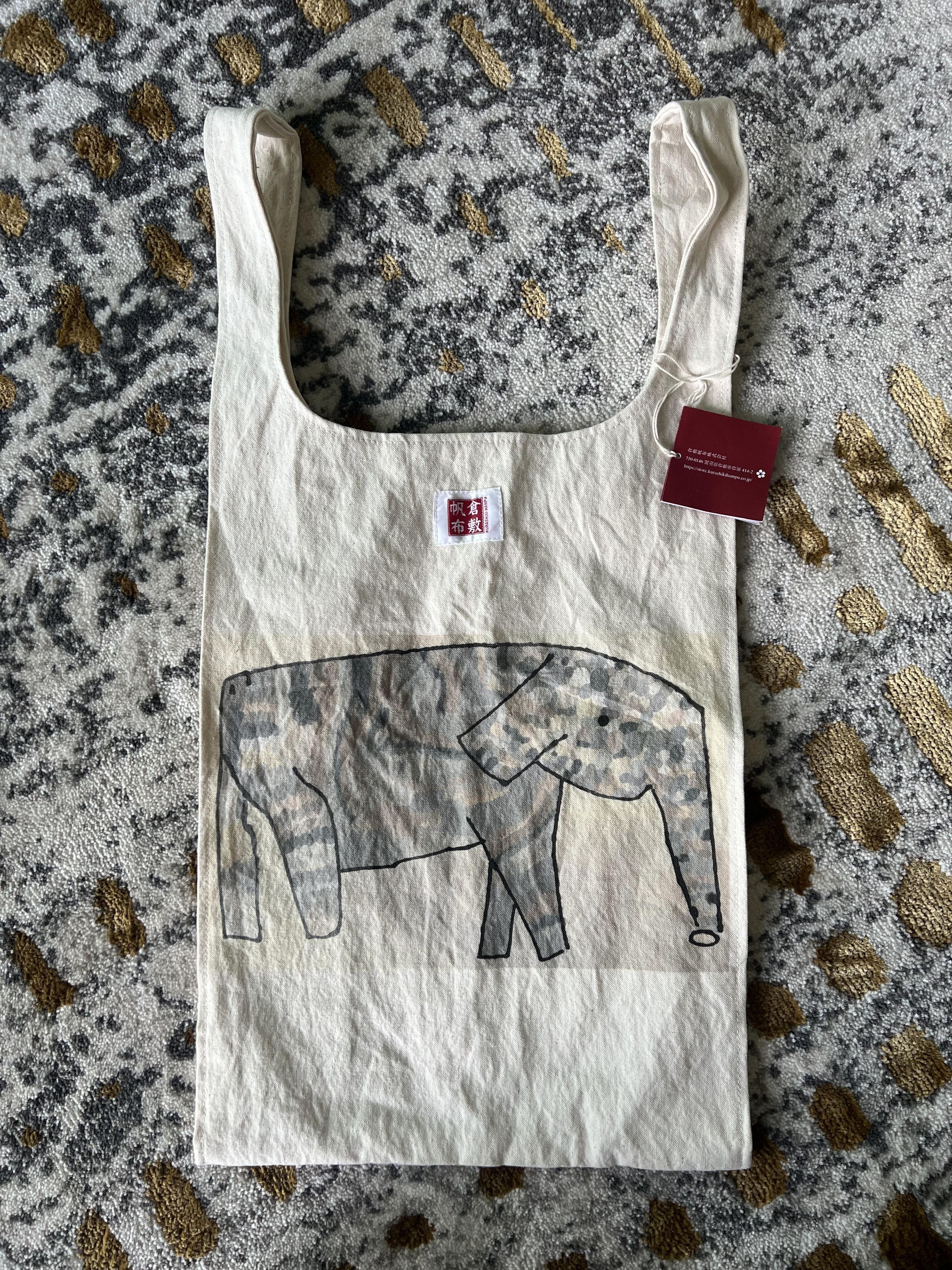 Ichizawa Shinzaburo Hanpu × Japanese Brand Art by people with disabilities x Kurashiki canvas bags Size ONE SIZE - 1 Thumbnail