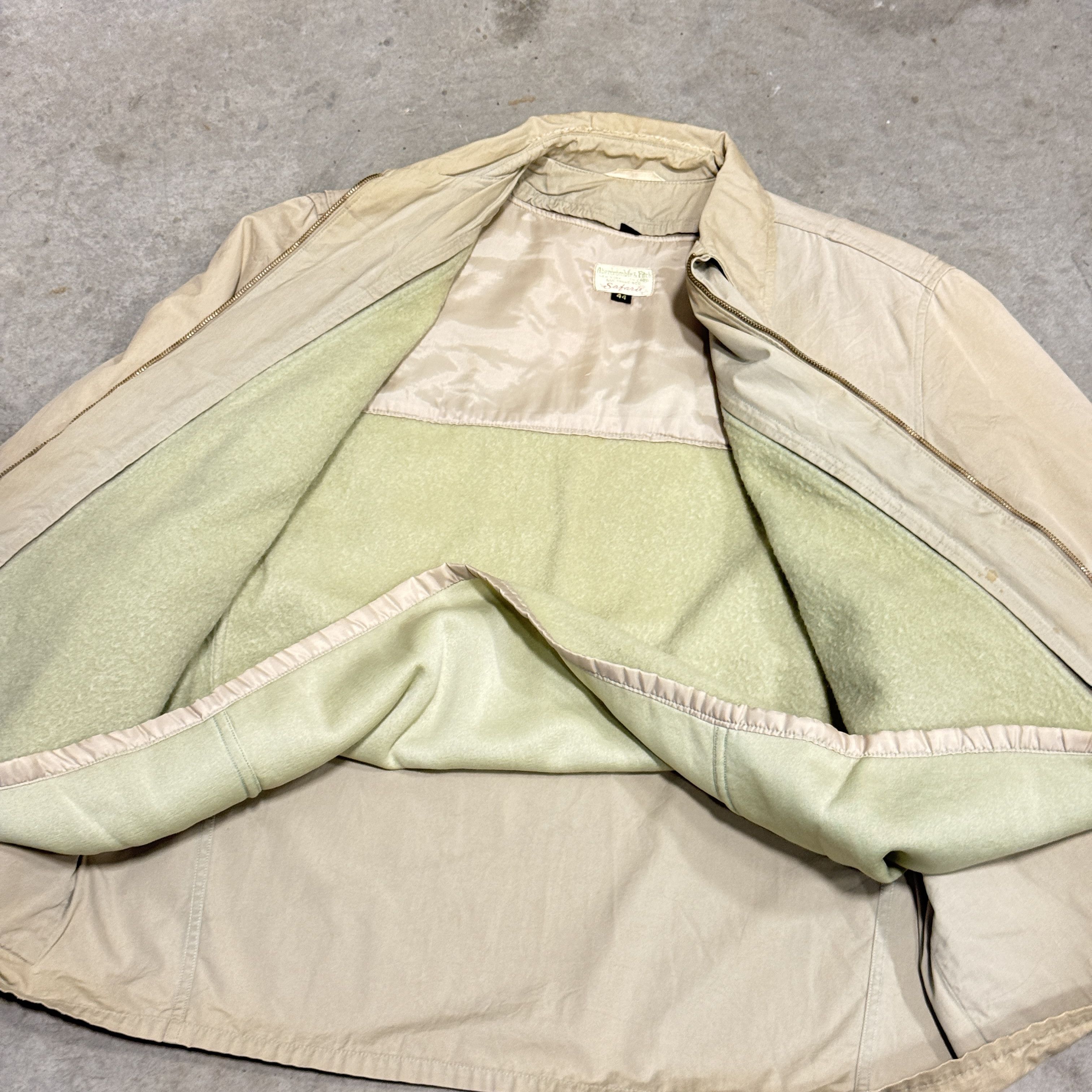 Abercrombie & Fitch Vintage 40s Abercrombie & Fitch Safari Canvas Jacket Size 44 Size US L / EU 52-54 / 3 - 8 Thumbnail