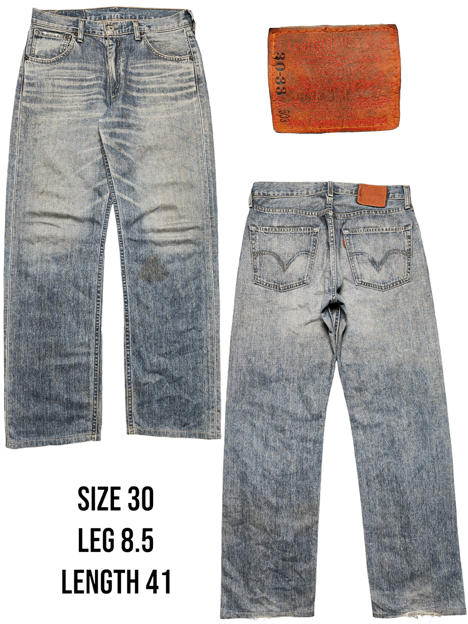 Levi’s 503 Jeans Faded Denim Vintage 2004