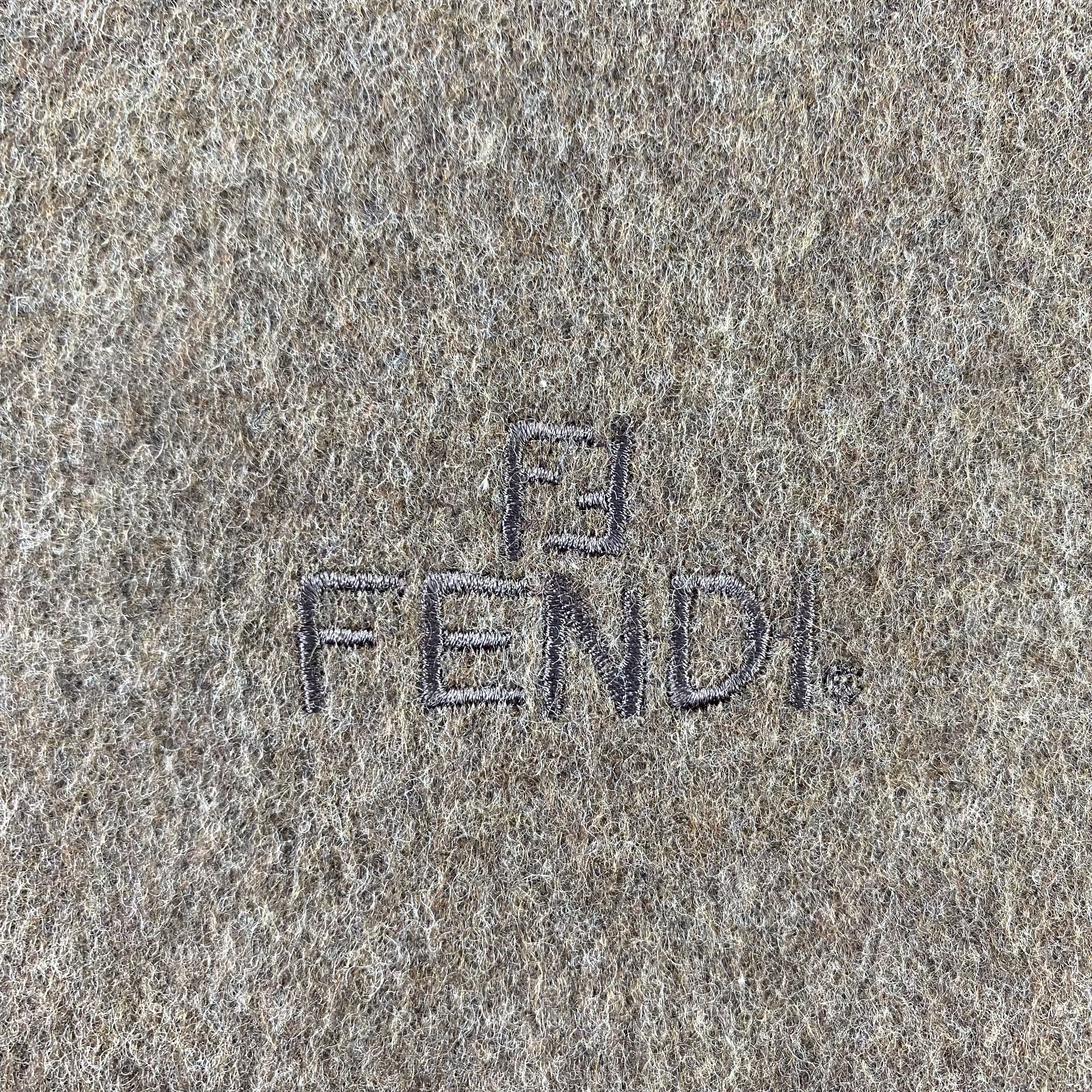 Fendi × Vintage Fendi Scarf Neck Wrap Wool Muffler Size ONE SIZE - 4 Thumbnail