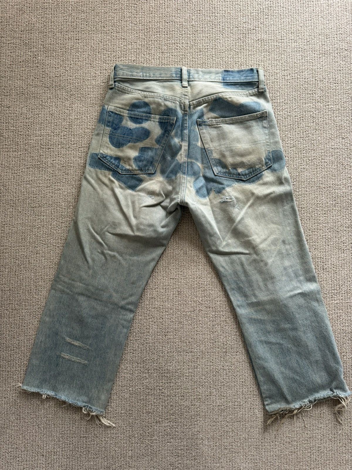 Undercover SS05 But Beautiful Patchwork Crash Denim Size US 29 - 3 Thumbnail