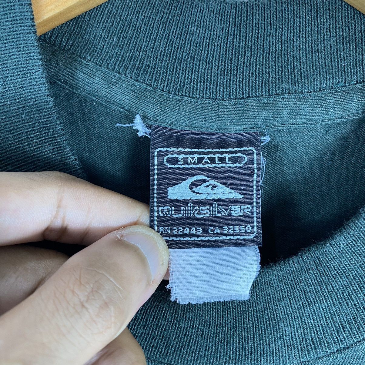 Quiksilver × Vintage Vintage 90's QUIKSILVER The Boardriding Logo Graphic Tee Size US S / EU 44-46 / 1 - 7 Thumbnail