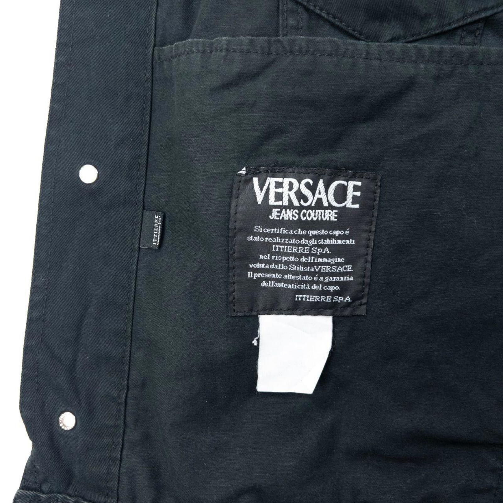 Versace Vintage 90s Versace Jeans Couture Button Up Jacket Size XL Size US XL / EU 56 / 4 - 5 Thumbnail