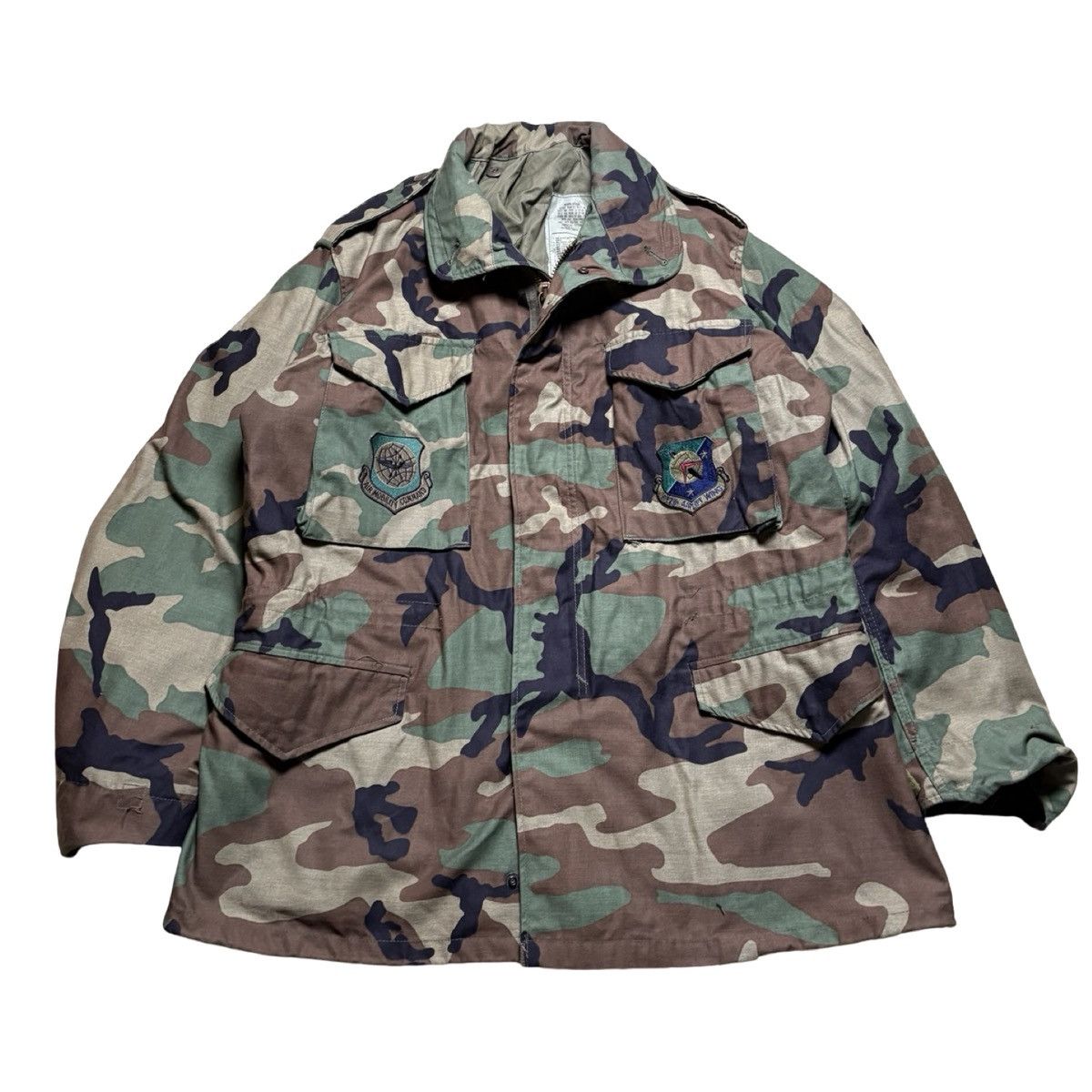 Other Vintage 80s Camo Military Cold Weather Field Woodland Jacket Size US M / EU 48-50 / 2 - 1 Thumbnail