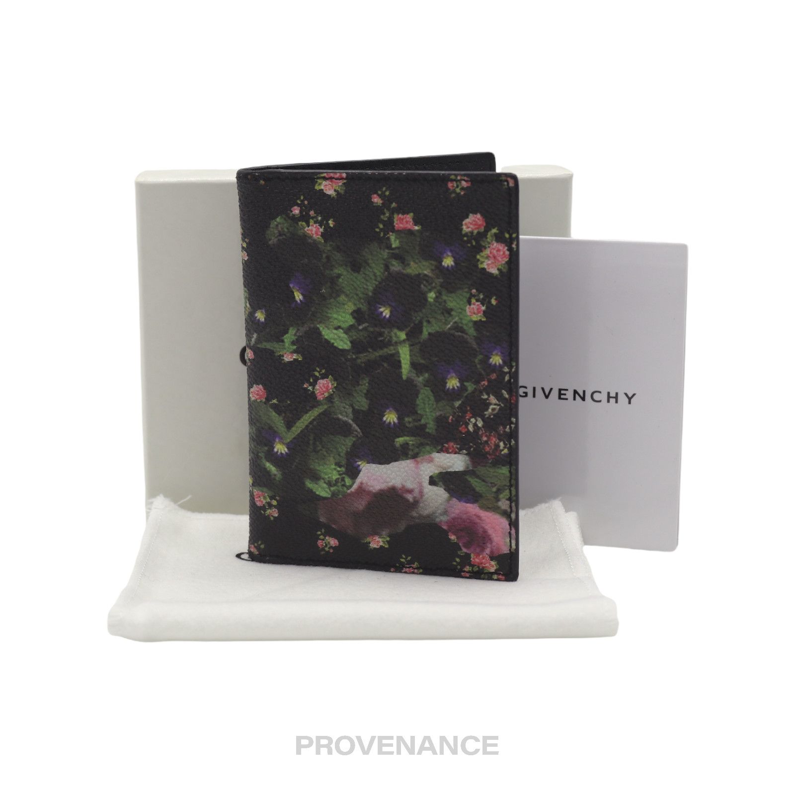 Givenchy 🔴 Givenchy Card Holder Wallet - Floral Size ONE SIZE - 1 Thumbnail