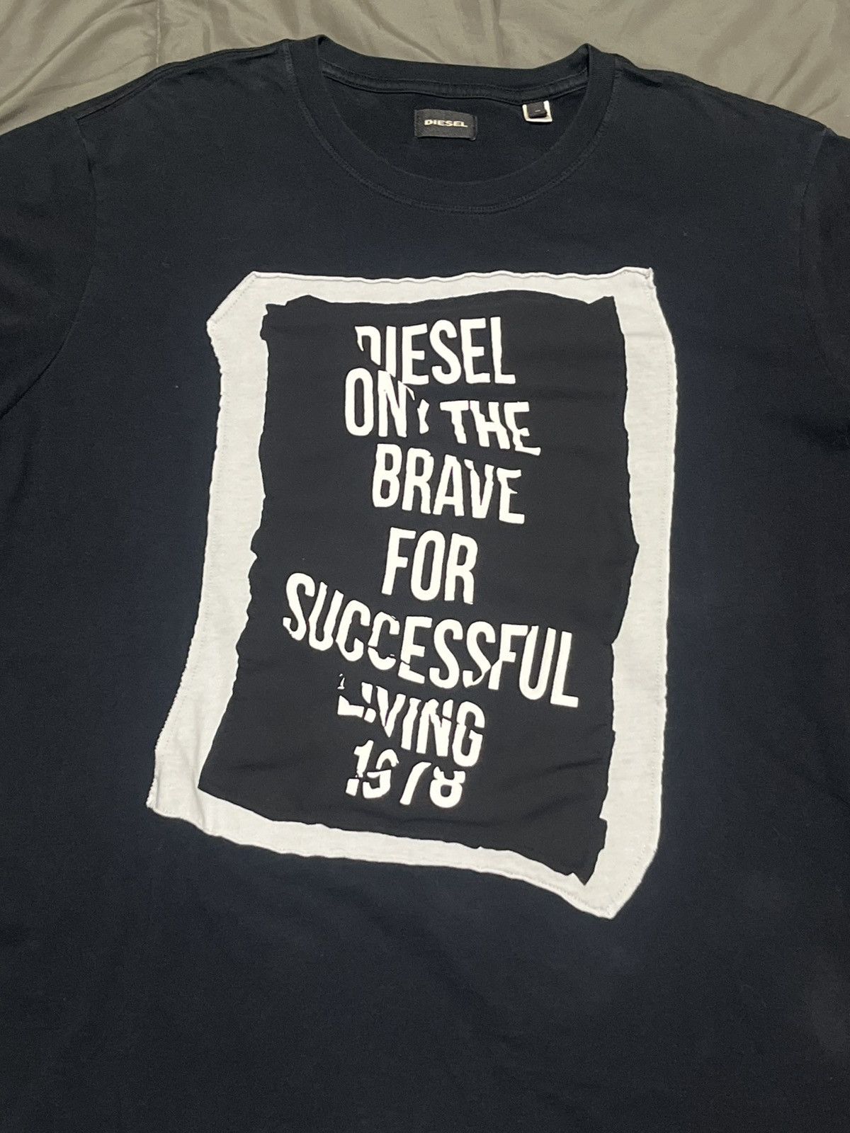 Diesel Black 2000s Diesel Tee Size US L / EU 52-54 / 3 - 2 Thumbnail