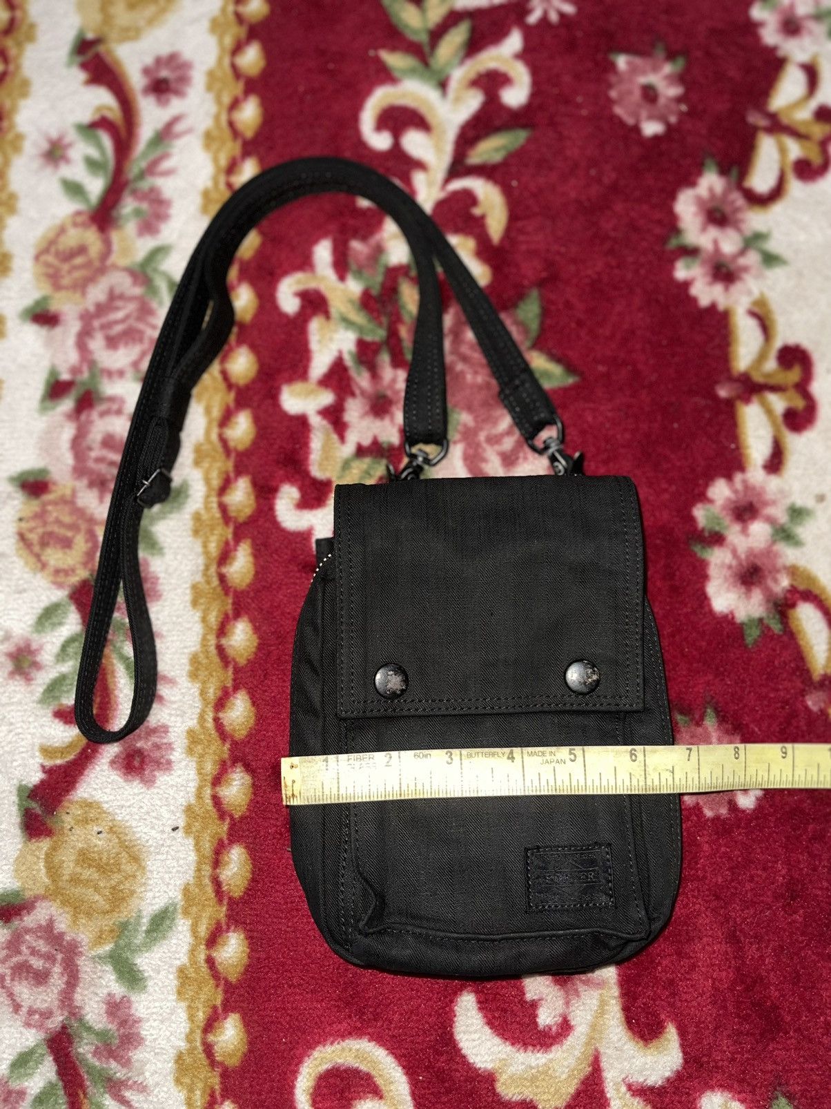 Japanese Brand × Porter Porter Shoulder Bag Indigo Black Denim Size ONE SIZE - 1 Thumbnail