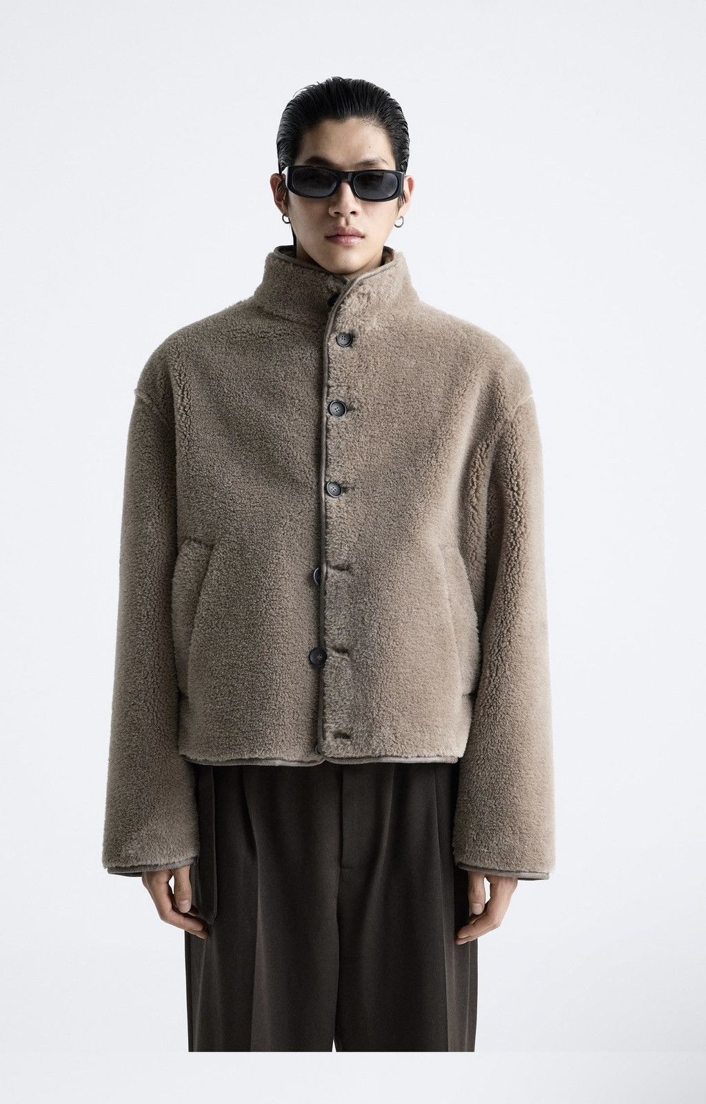 Zara FLEECE JACKET SPECIAL EDITION Size US L / EU 52-54 / 3 - 3 Thumbnail