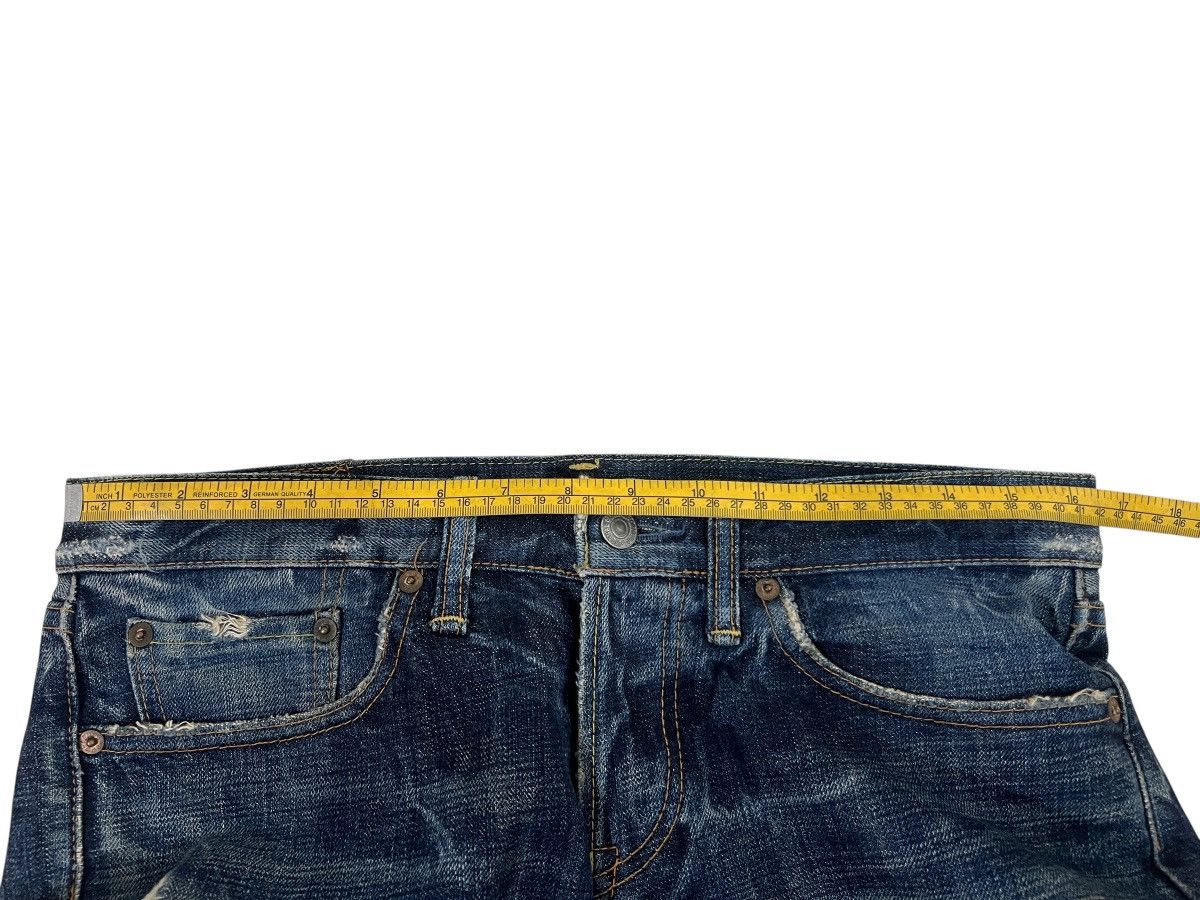 Eternal Pivk💥Eternal Japan Distressed Lowrise Denim Jeans 33x33 Size 33" - 15 Thumbnail