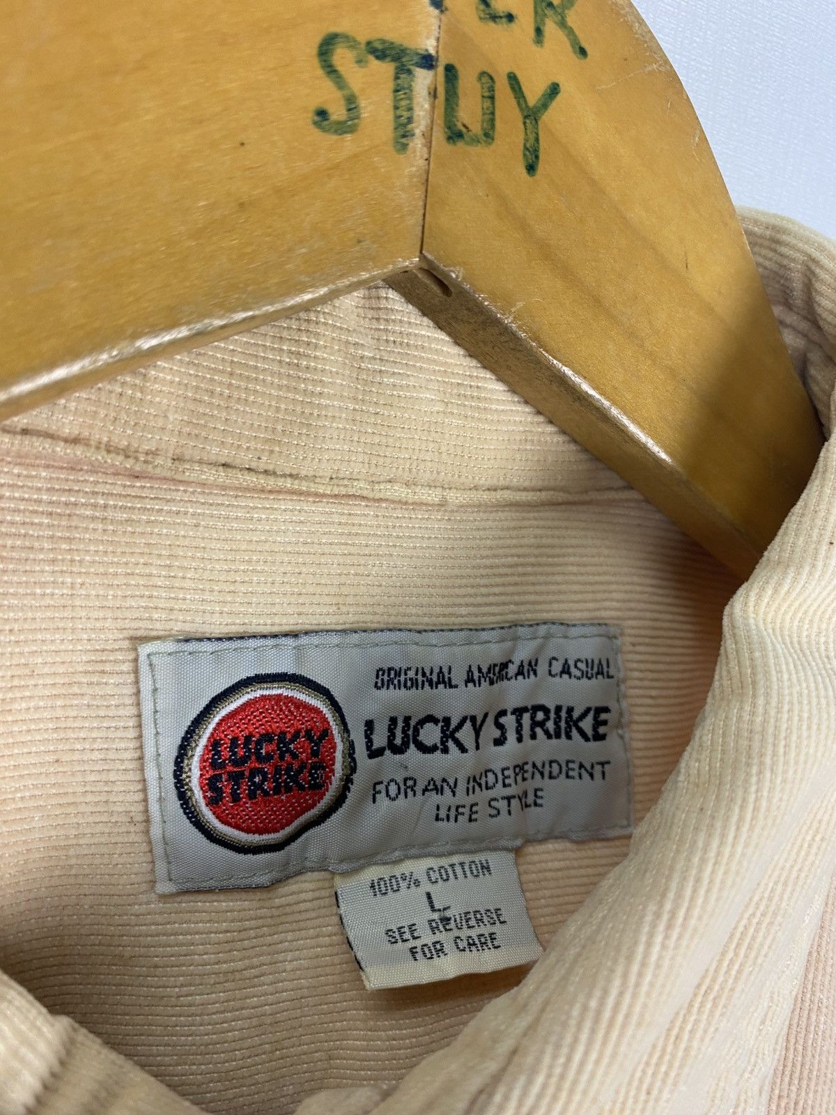Vintage Vintagr Lucky Strike Shirt Size US L / EU 52-54 / 3 - 4 Thumbnail
