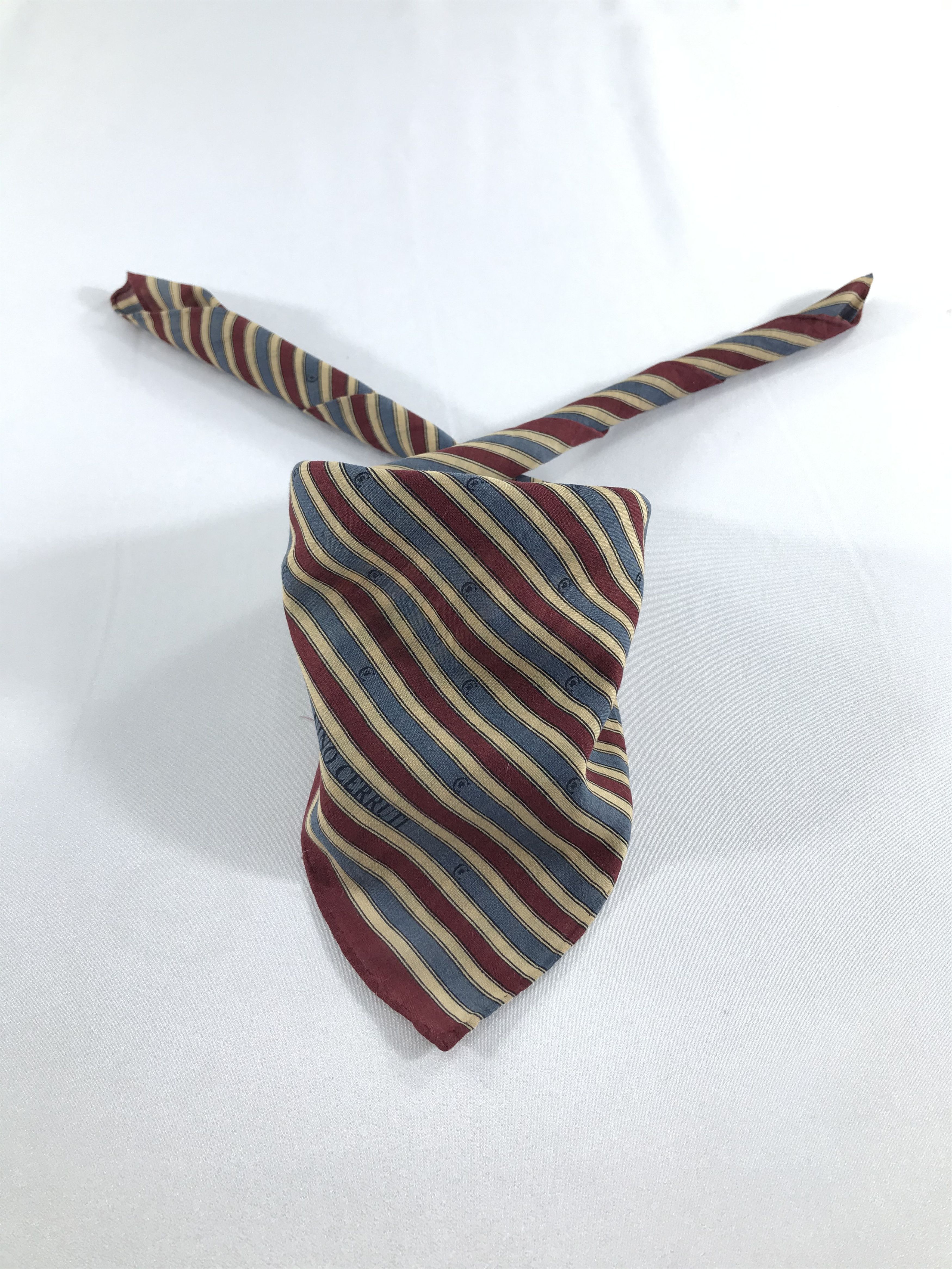 Cerruti 1881 Nino Cerruti Monogram Handkerchief Neckerchief Bandana H934 Size ONE SIZE - 1 Thumbnail